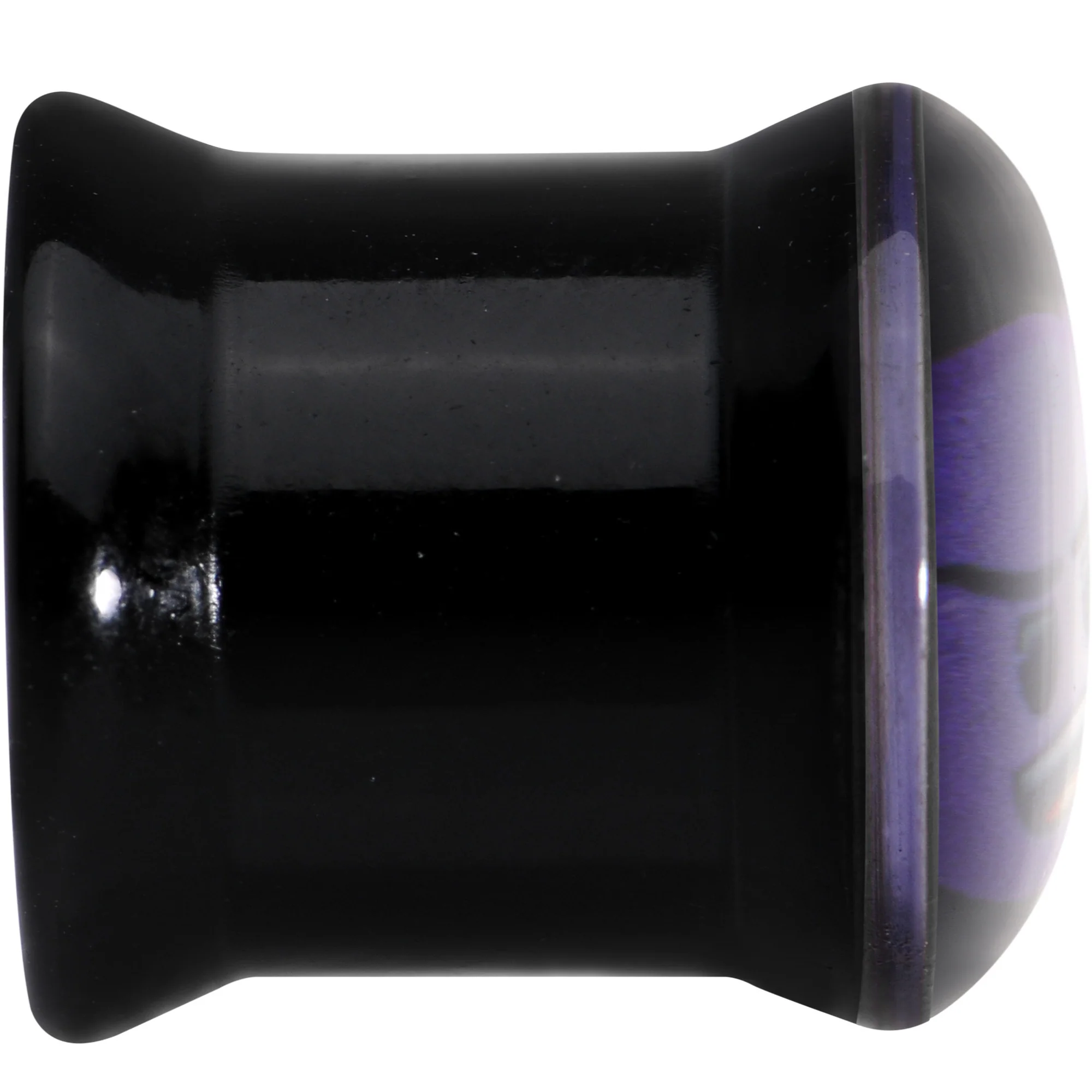 00G Licensed Purple Devil emoji Acrylic Double Flare Plug Set - Image 4