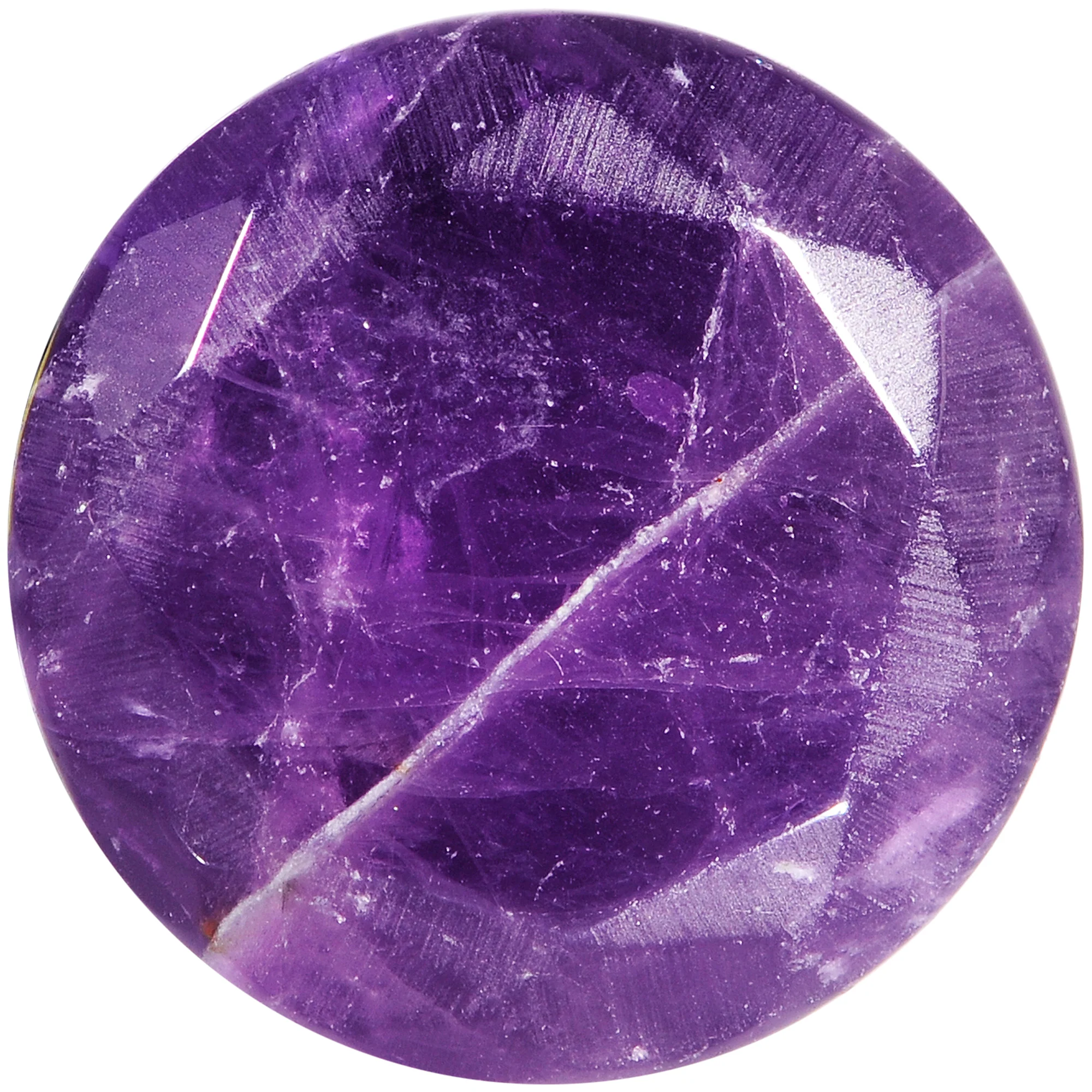 00G Purple Amethyst Saddle Plug Set - Image 4