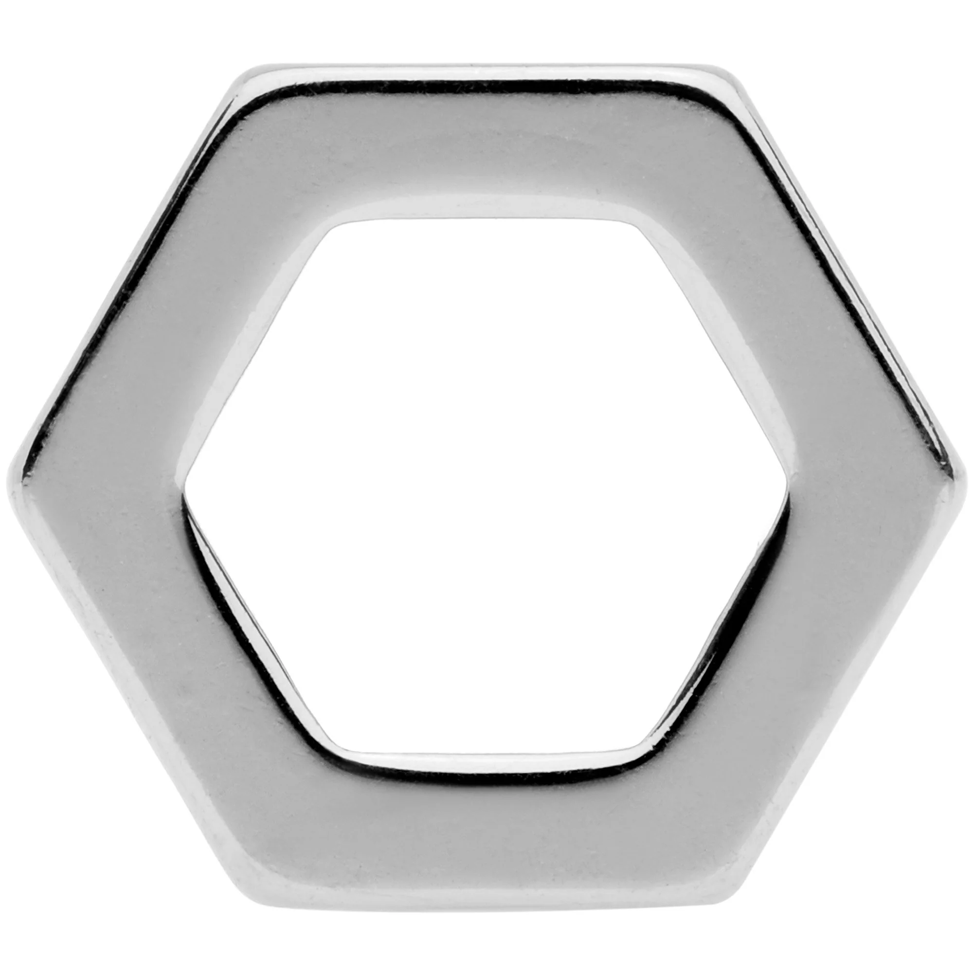 1/2 Geometric Hexagon Screw Fit Tunnel Plug Set - Image 3