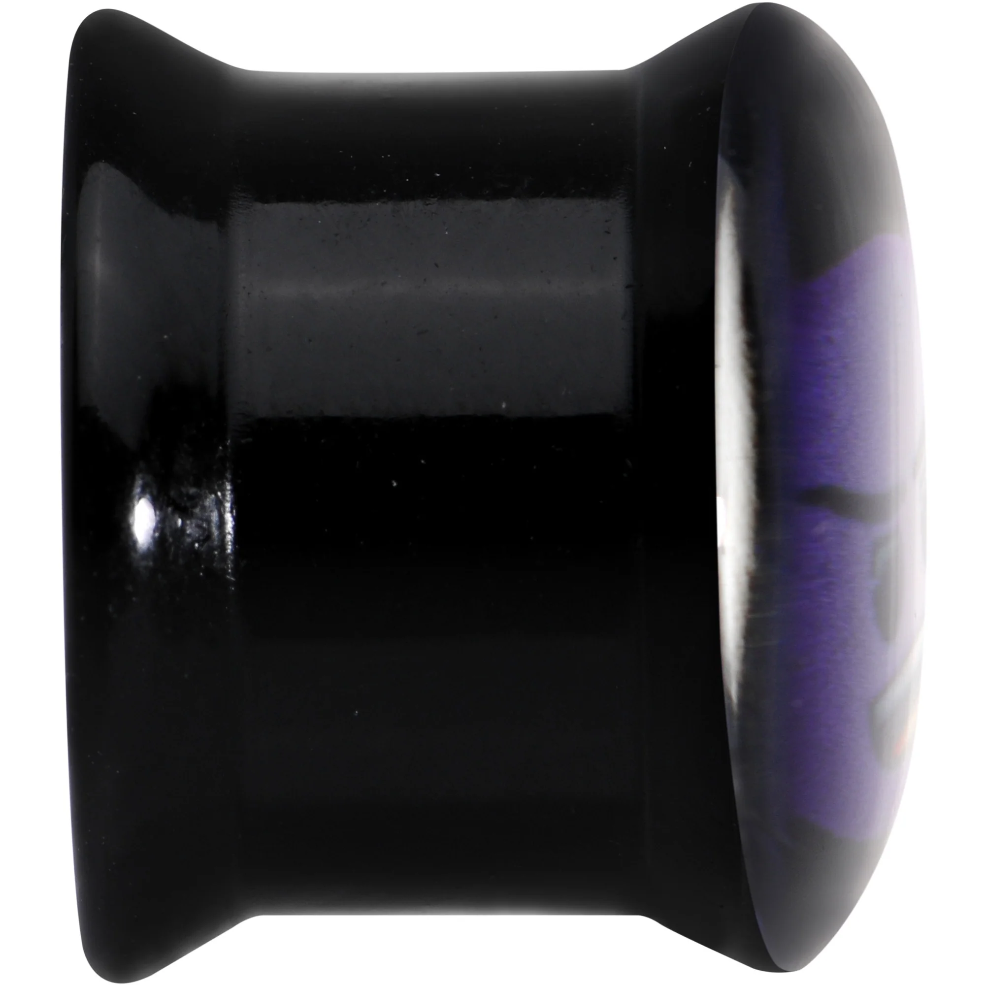 1/2 Licensed Purple Devil emoji Acrylic Double Flare Plug Set - Image 4
