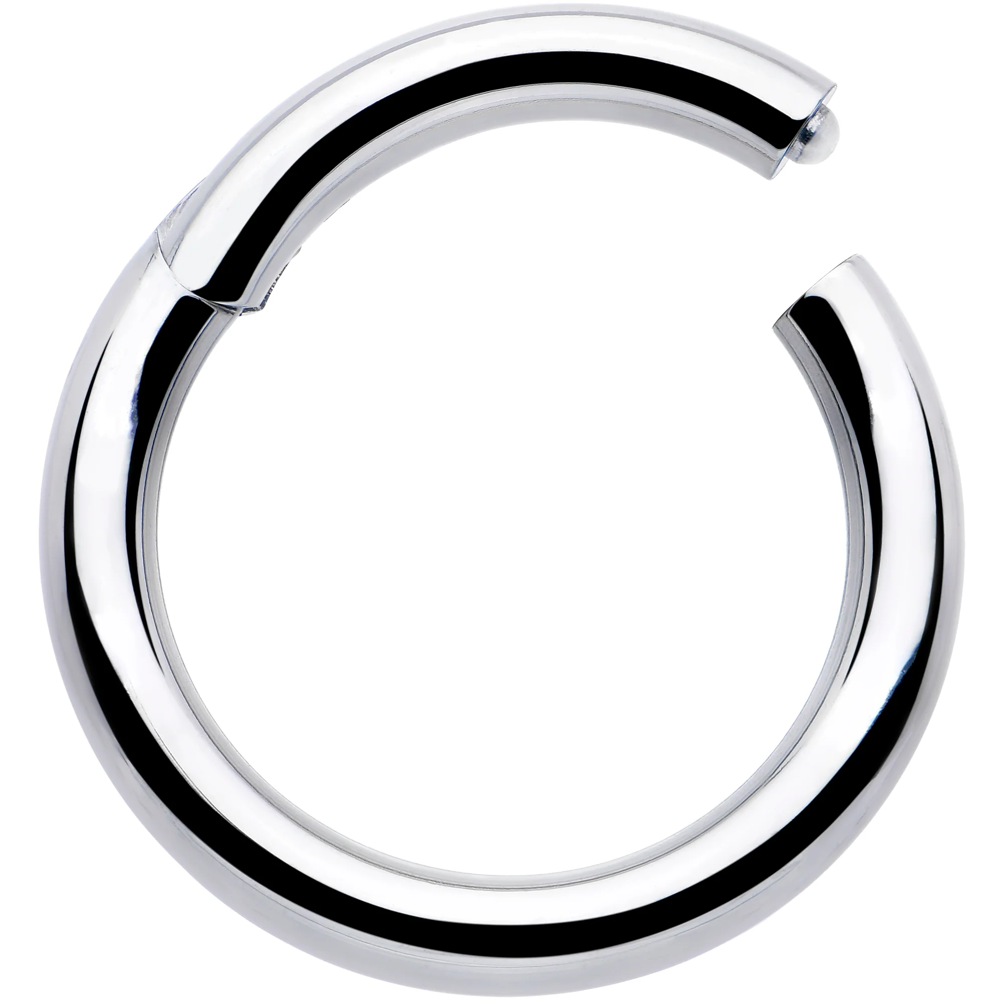 10G 9/16 316L Surgical Steel Precision Hinged Segment Hoop - Image 2