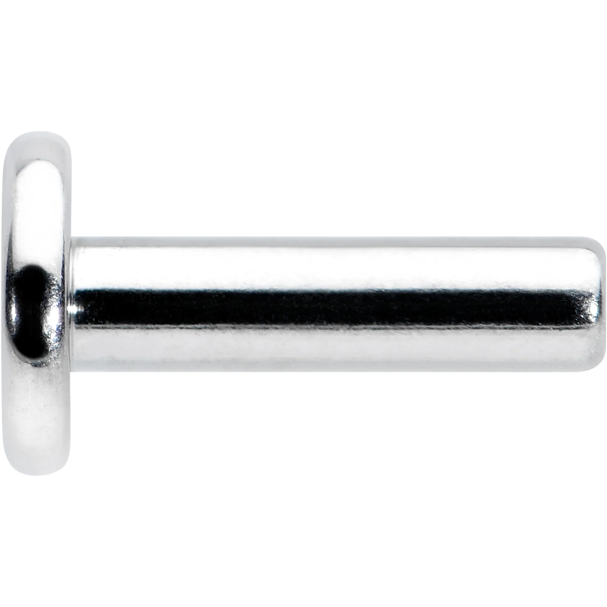 14G 1/4 G23 Titanium Threadless Post Only Labret Monroe Tragus - Image 2