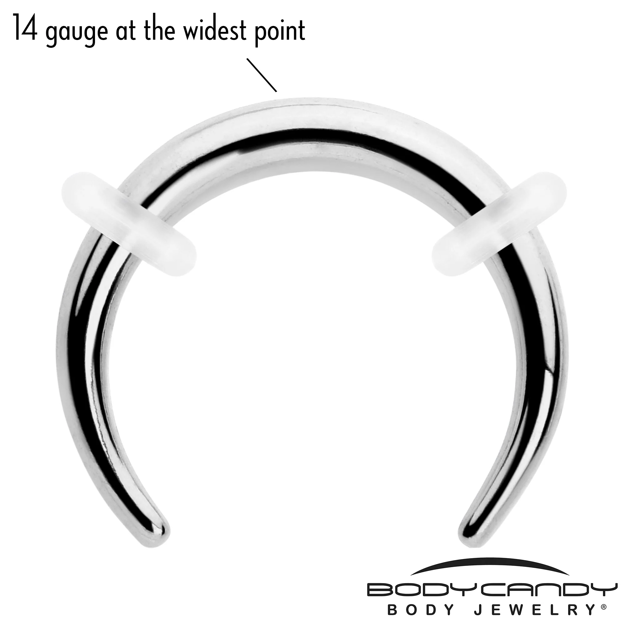 14G 5/16 Pincher Crescent Taper - Image 3
