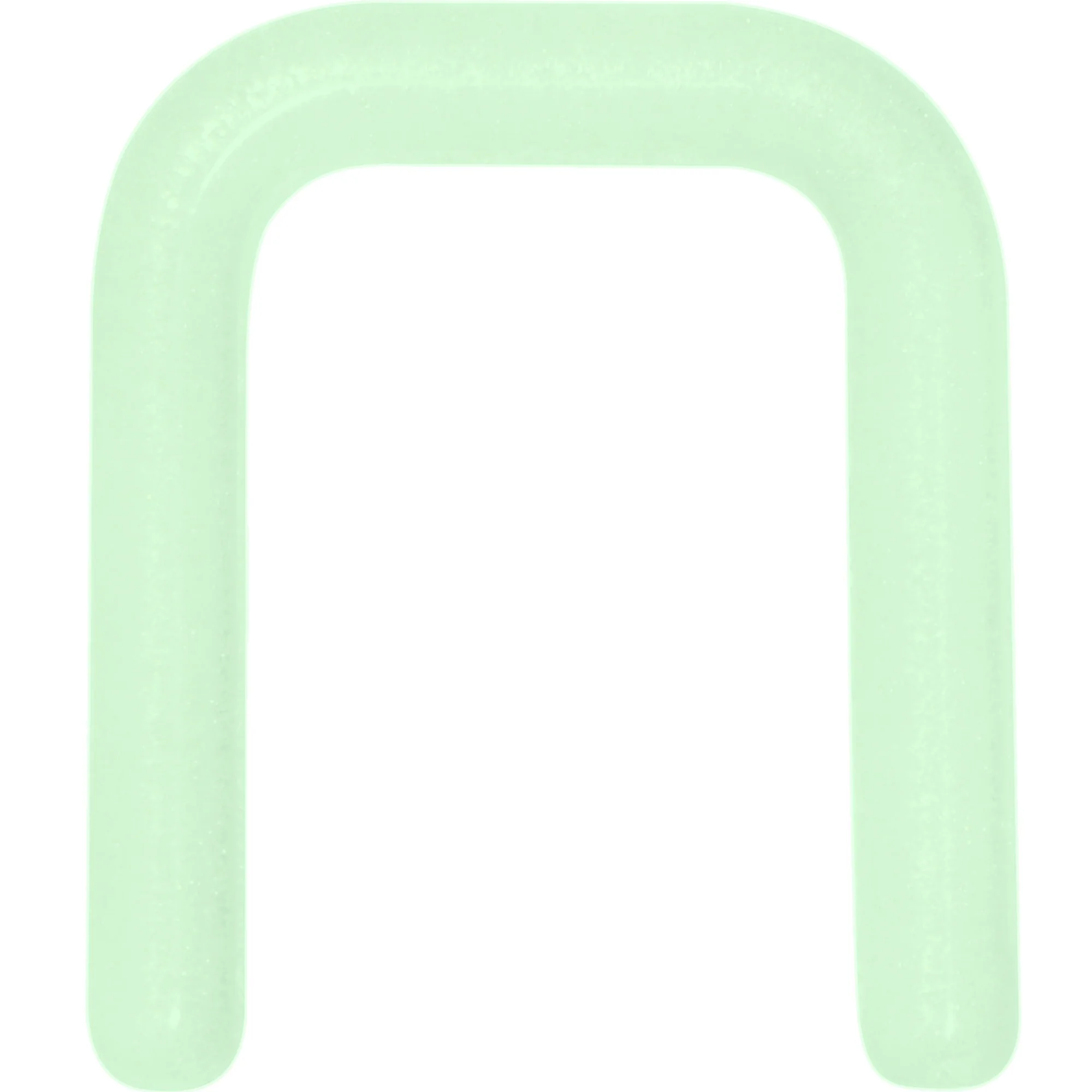 14G 5/16 Flexible Bioplast Glow Square Septum Retainer - Image 2