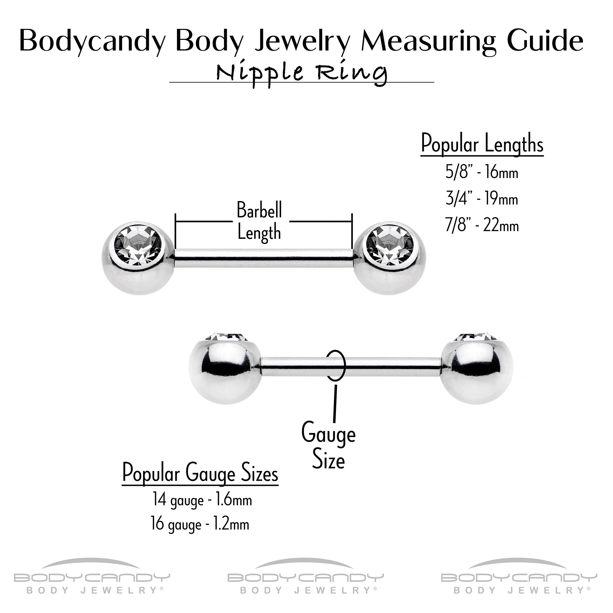 14G 9/16 Clear CZ Gem Gold Hue Honey Bees Barbell Nipple Ring Set - Image 8