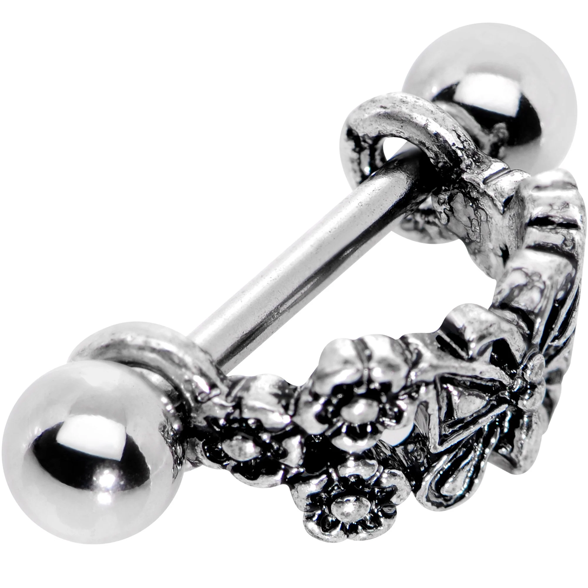 16G 9/16 Dragonfly Garden Helix Cuff Cartilage Earring - Image 2