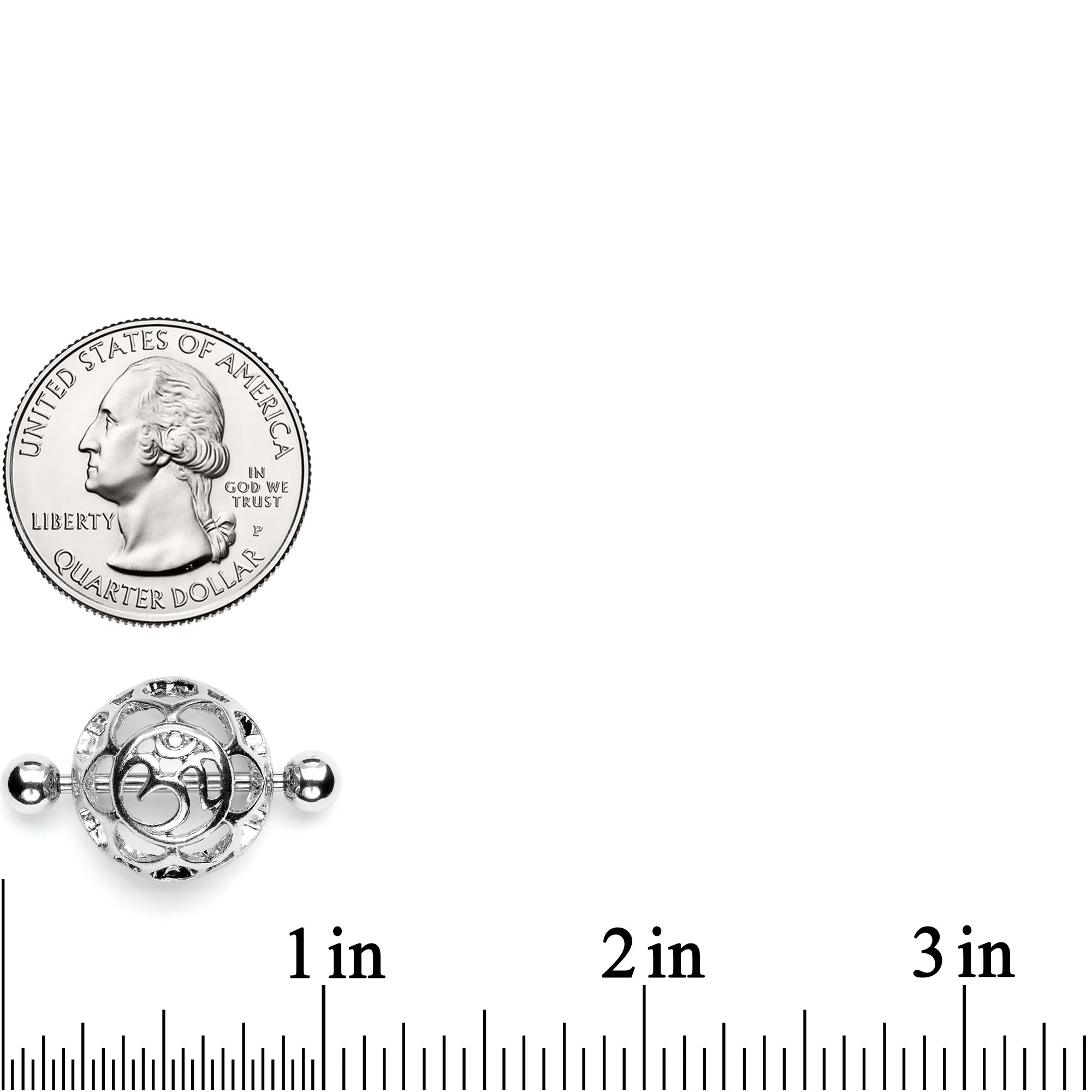 14G 9/16 Framework Dome Geometric Nipple Shield Set - Image 6