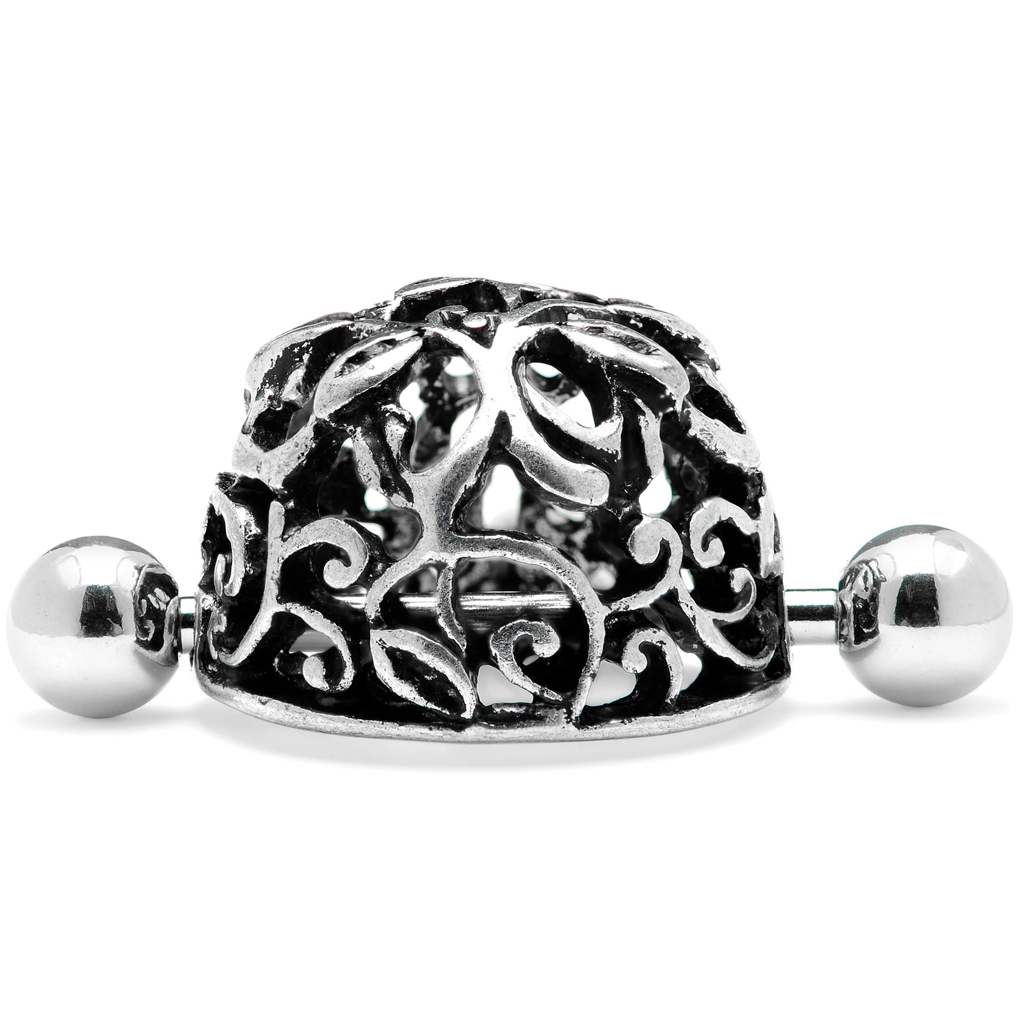 14G 9/16 Framework Twining Vines Nipple Shield Set - Image 3