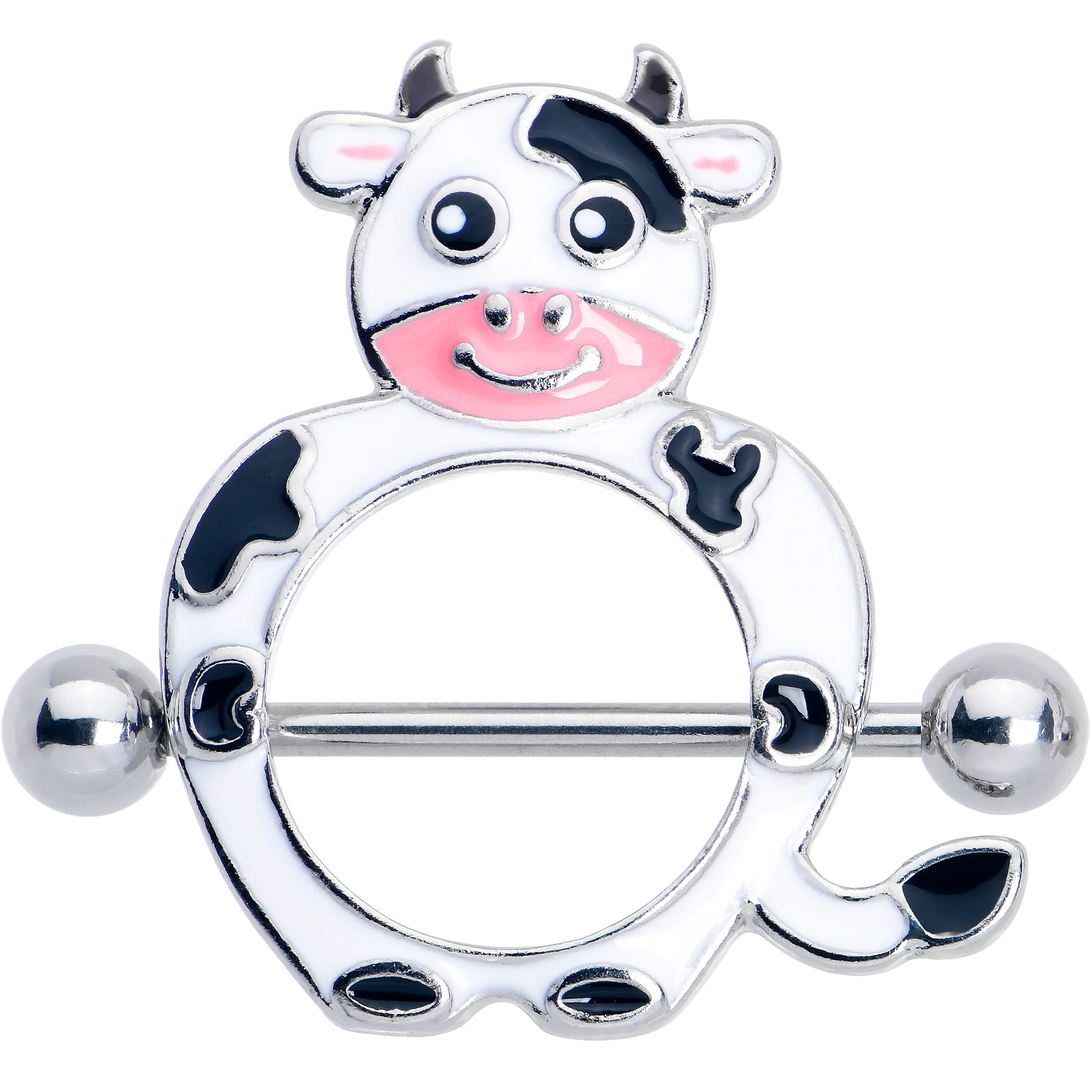 14G 9/16 Moo Cow Nipple Shield Set - Image 2