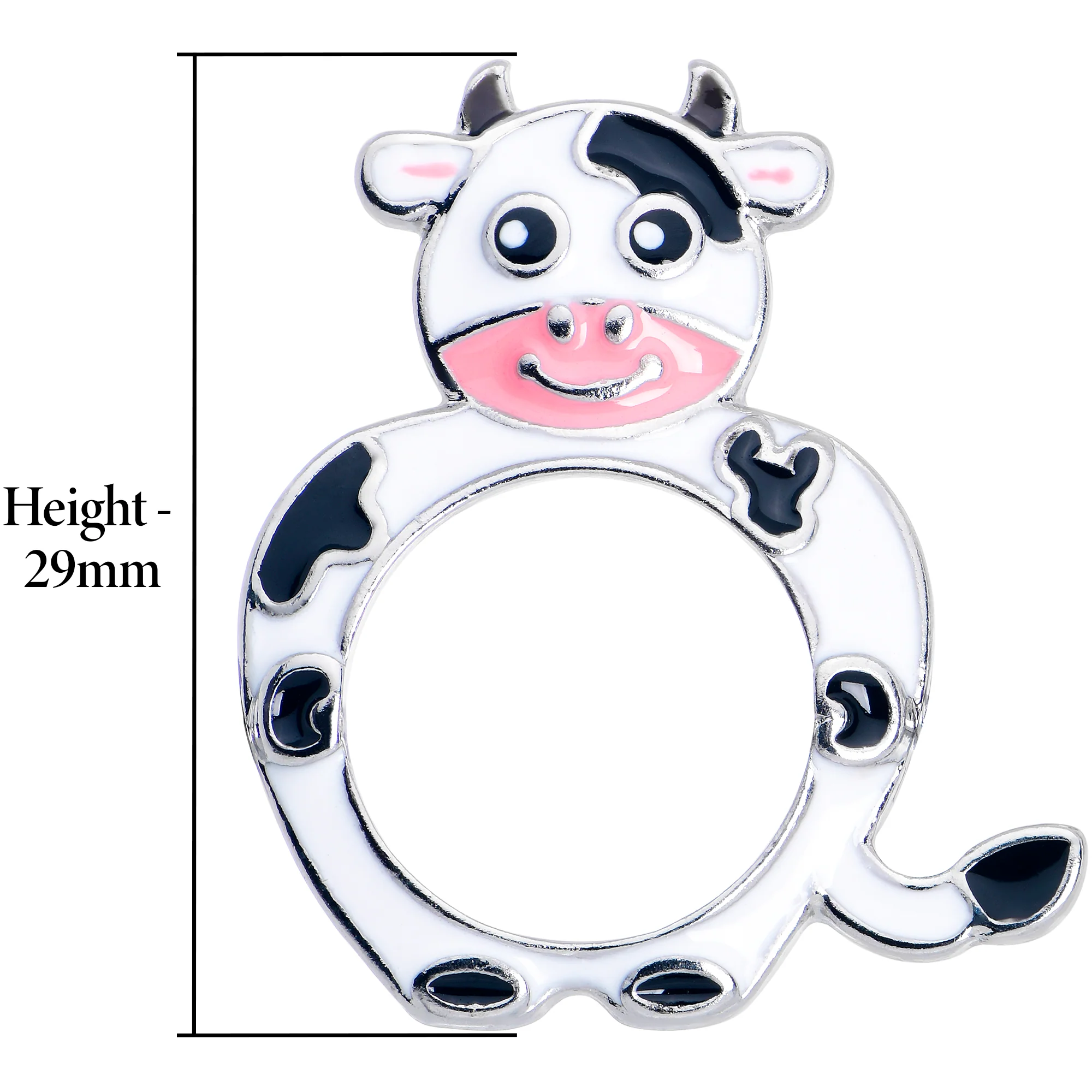 14G 9/16 Moo Cow Nipple Shield Set - Image 4