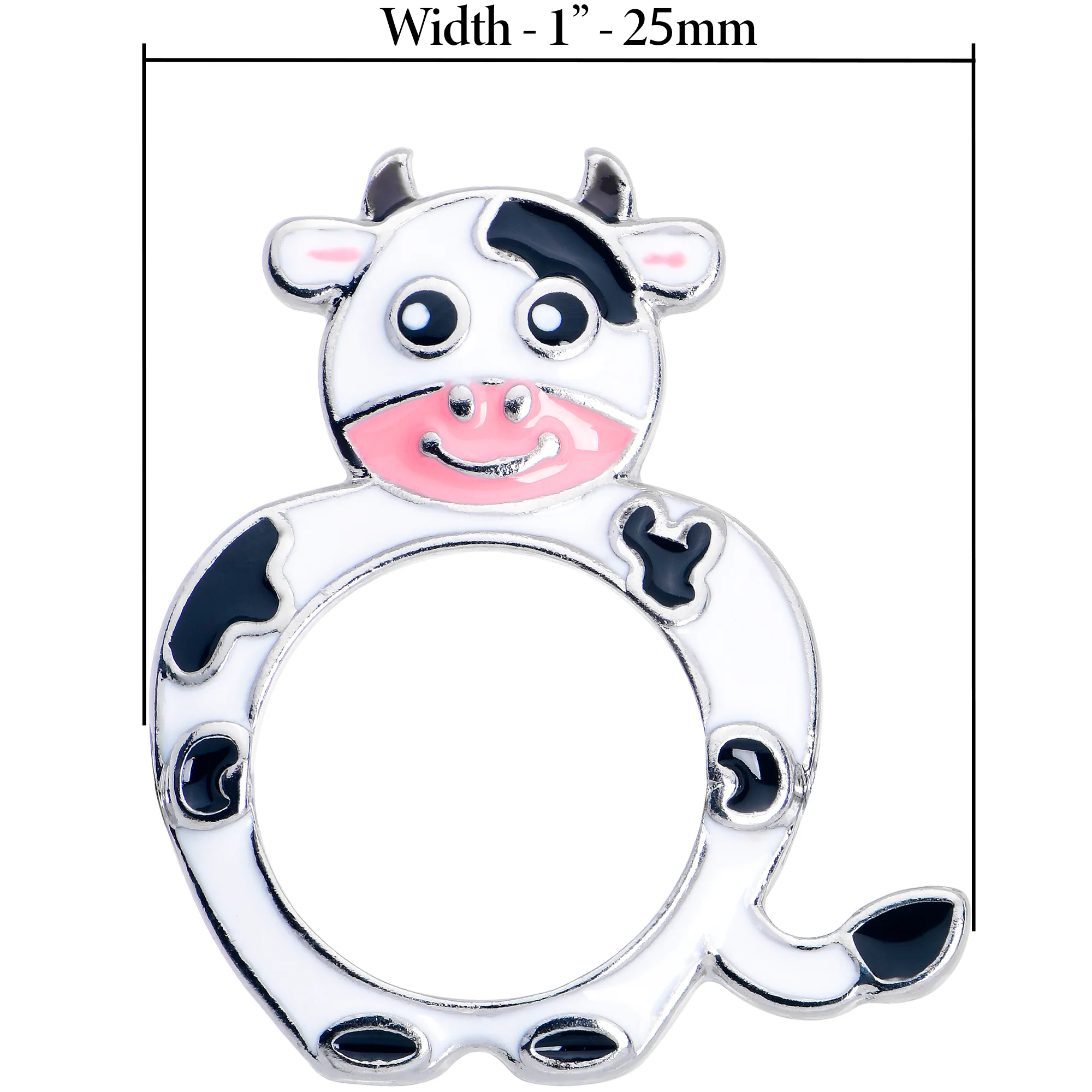 14G 9/16 Moo Cow Nipple Shield Set - Image 5