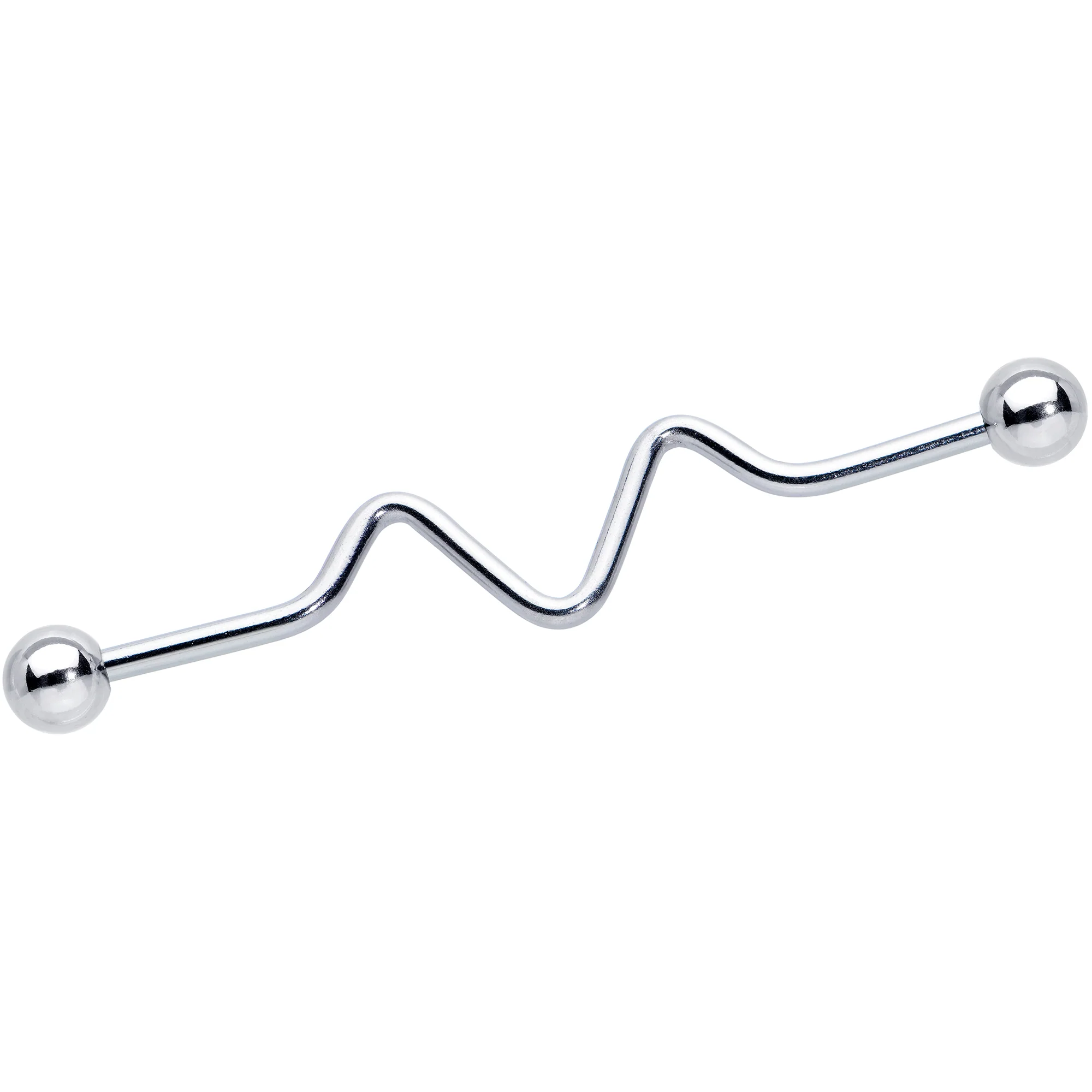 14G Loops Waves Industrial Project Bar 40mm Set of 5 - Image 3