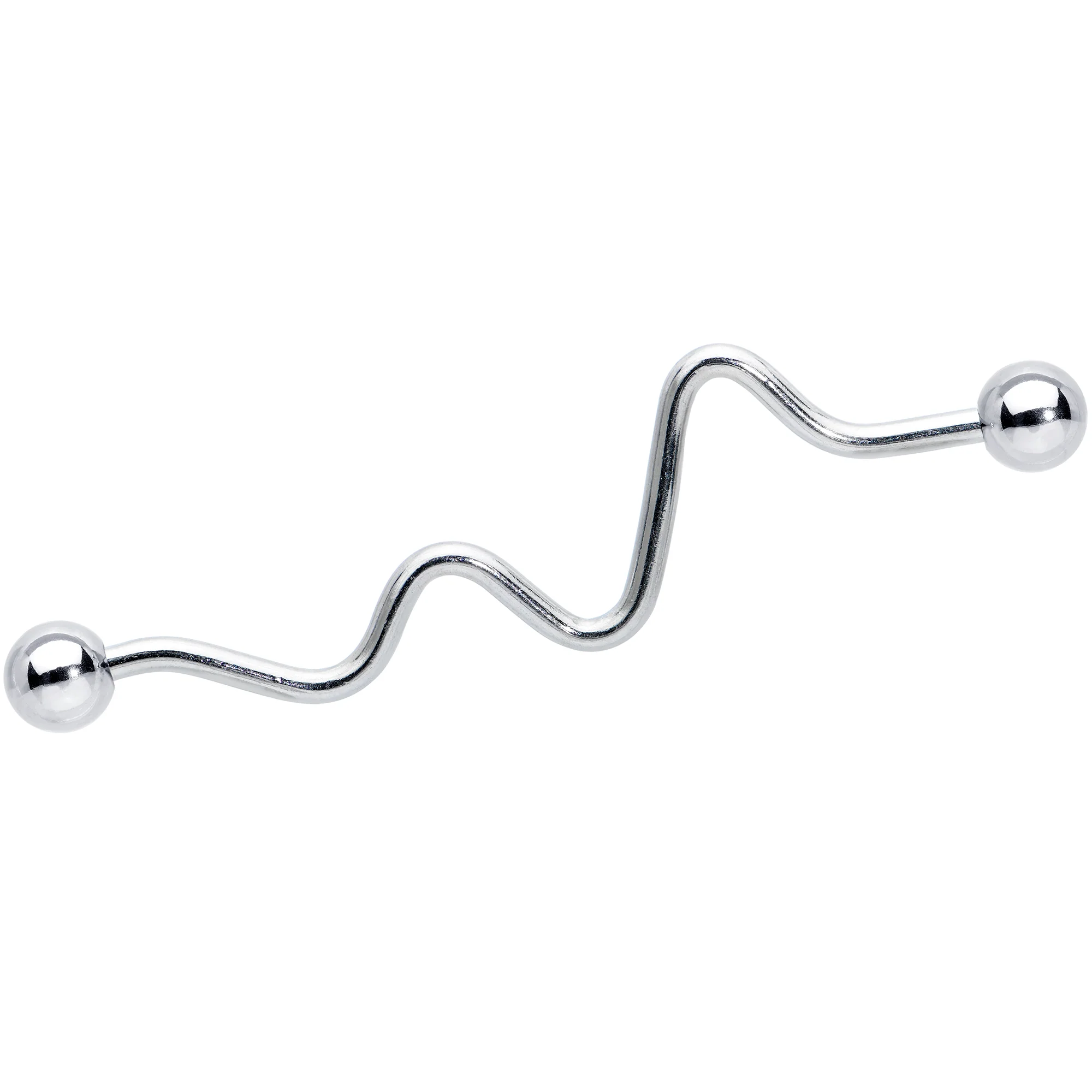 14G Loops Waves Industrial Project Bar 40mm Set of 5 - Image 4