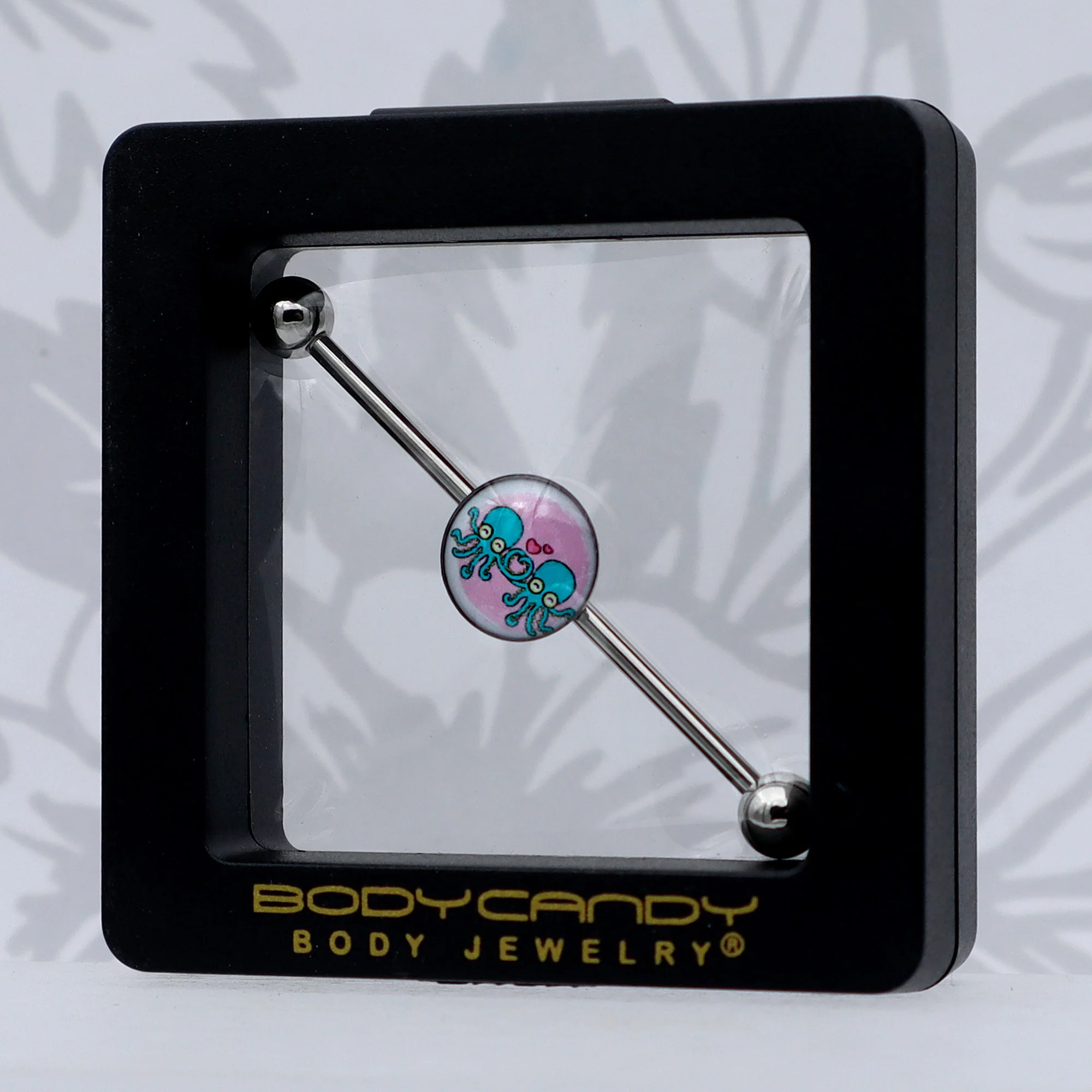 14G Loving Octopus Duo Industrial Barbell 38mm - Image 8