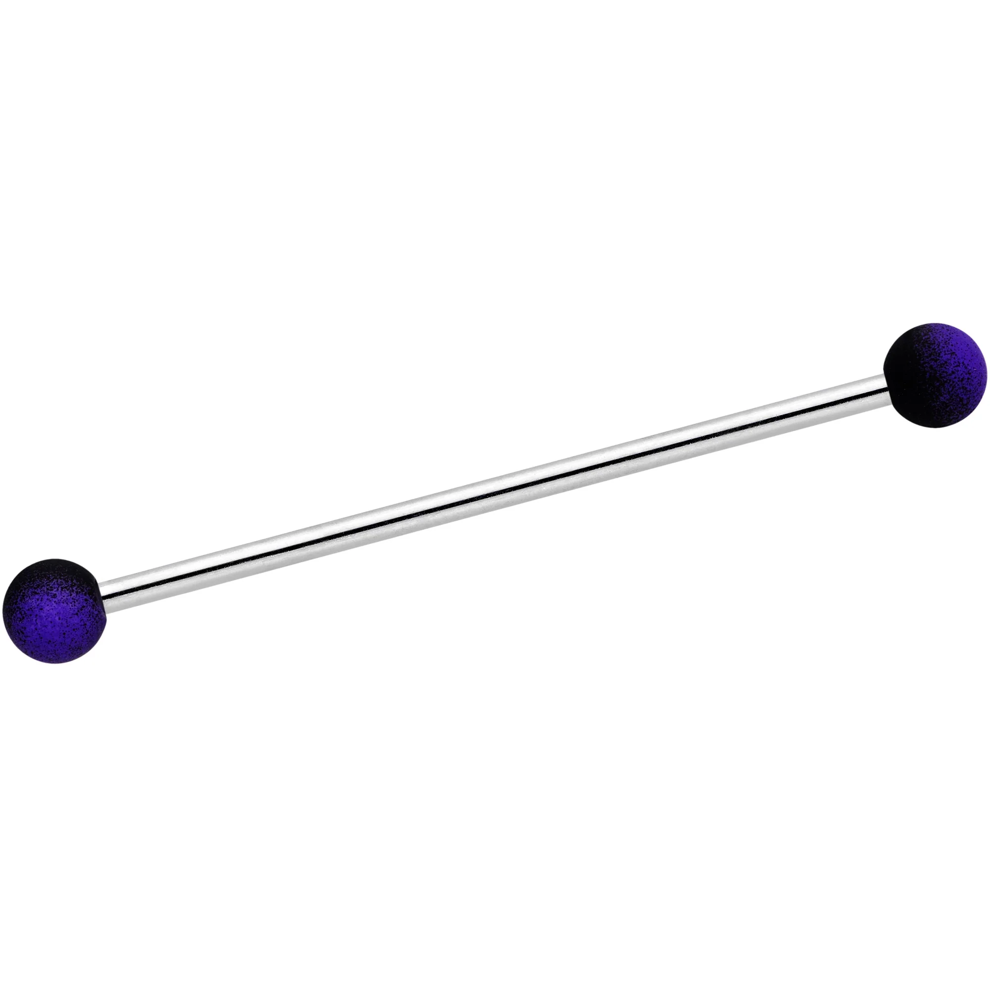 14G Pink Brown Ombre Soft Finish Industrial Barbell 38mm Set of 4 - Image 2