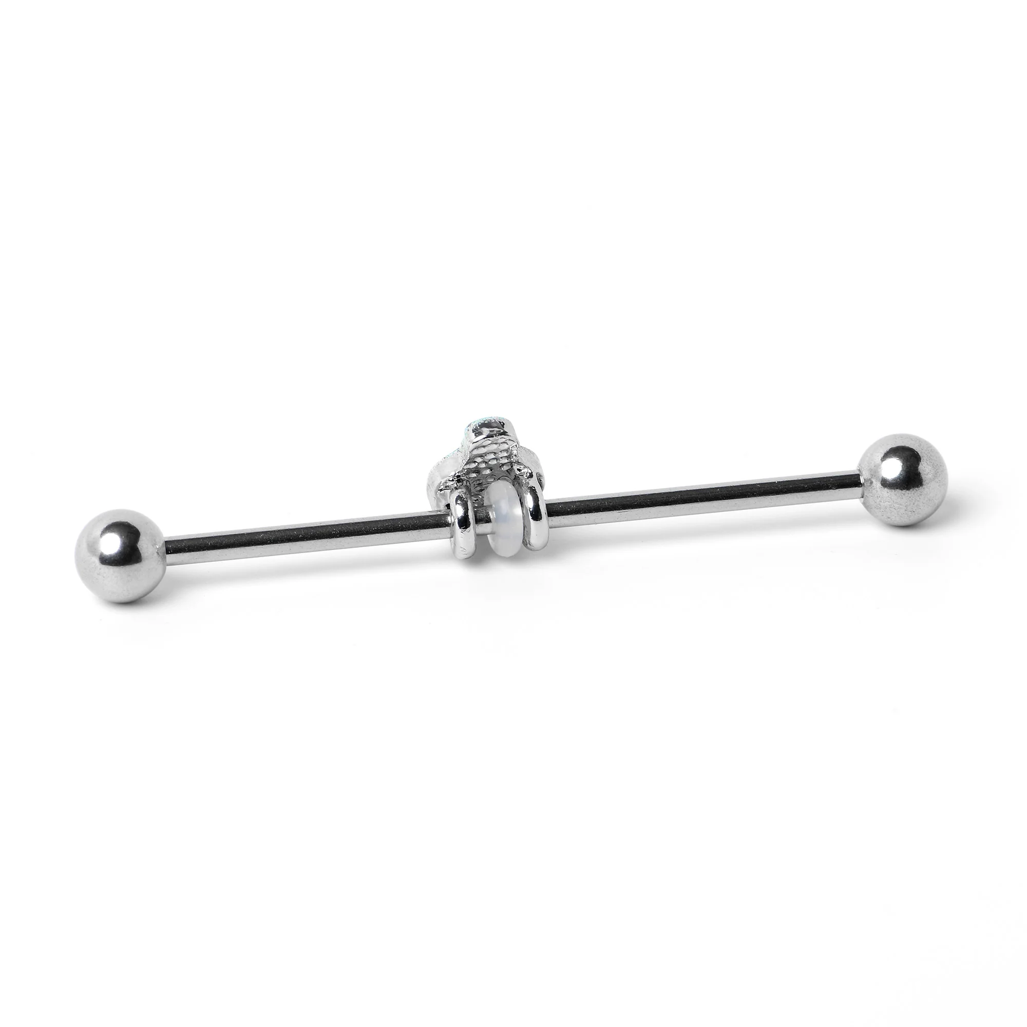 14G Sweet Happy Leprechaun St Patricks Industrial Barbell 38mm - Image 5