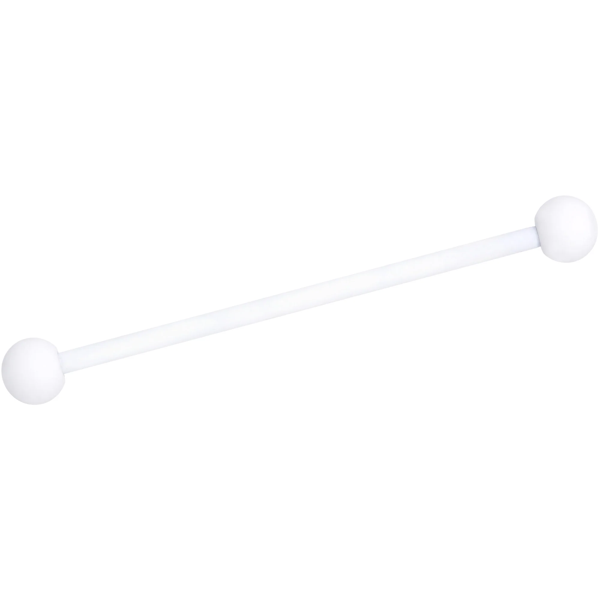 14G Wonderful White Matte Industrial Barbell 38mm