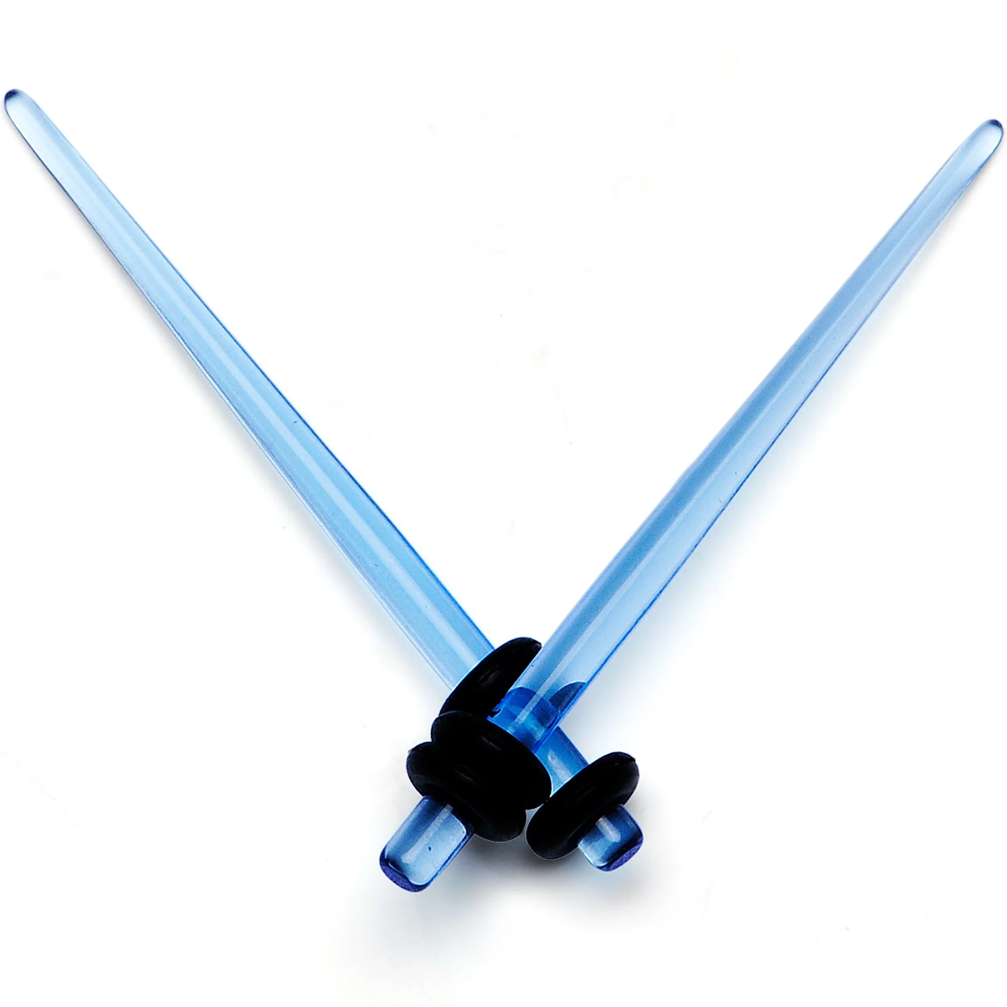14 to 00G Light Blue Acrylic Straight Taper 18 Piece Stretching Kit - Image 7