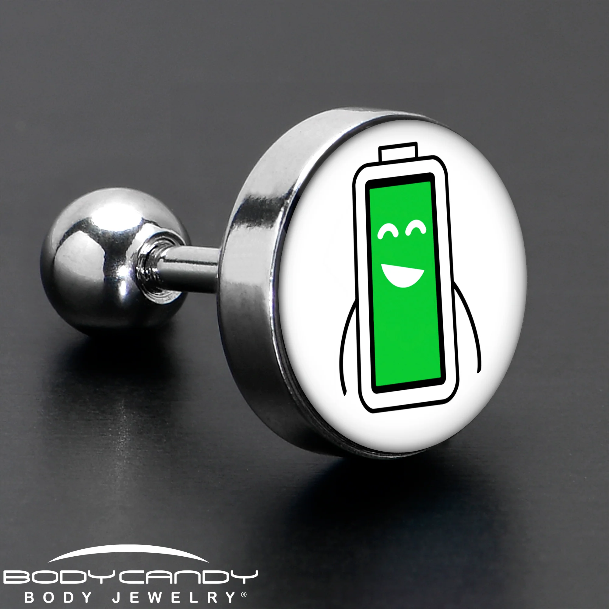 16G 1/4 Battery Full Cartilage Tragus Earring by Onyx O - Image 7
