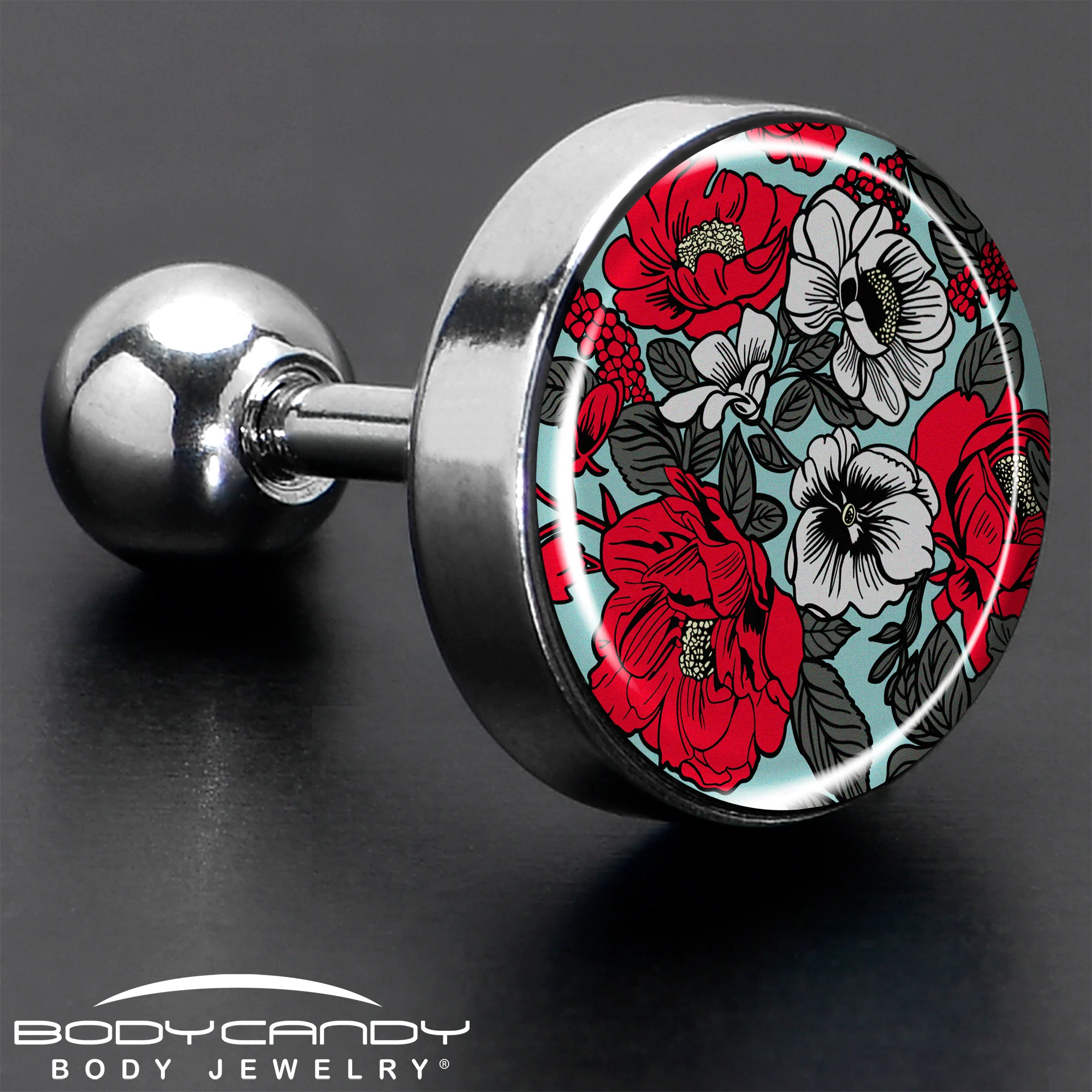 16G 1/4 Blossom Creation Vibrant Bloom of Flowers Cartilage Earring by Onyx O - Image 7