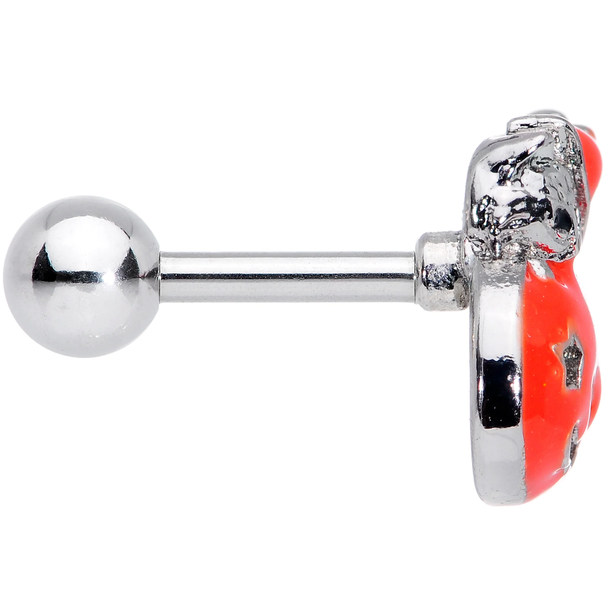 16G 1/4 Cat Pumpkin Halloween Cartilage Tragus - Image 3