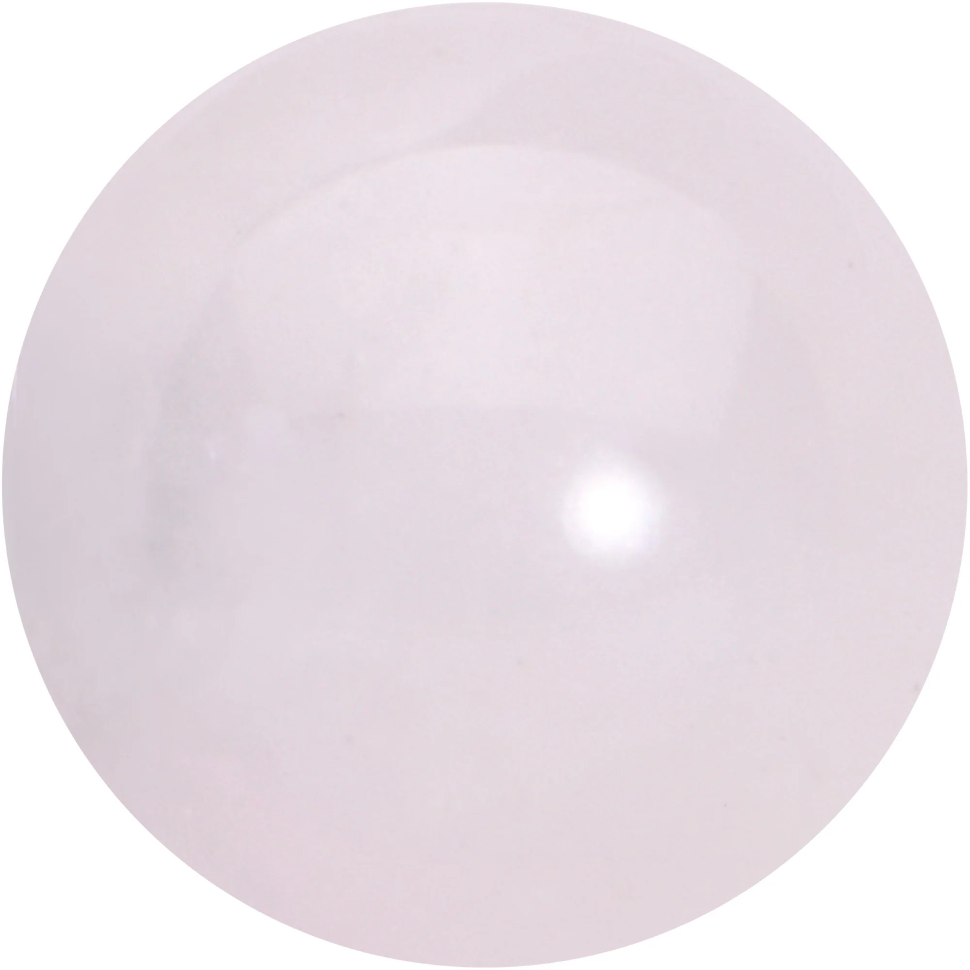 16G 1/4 Elegant Pink Rose Quartz Internal Threaded Labret Tragus - Image 2