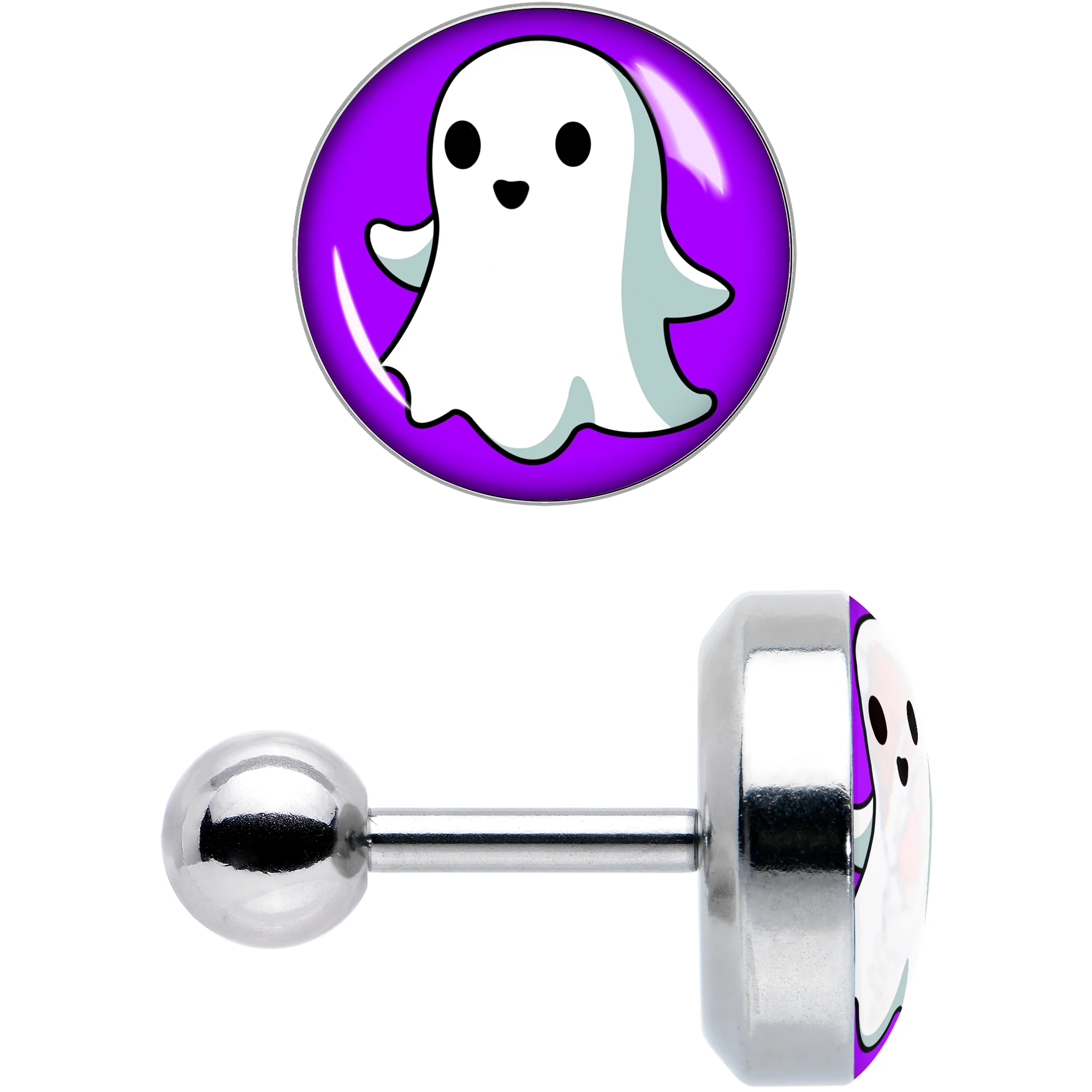 16G 1/4 Ghost Cartilage Tragus Earring by Onyx O - Image 8