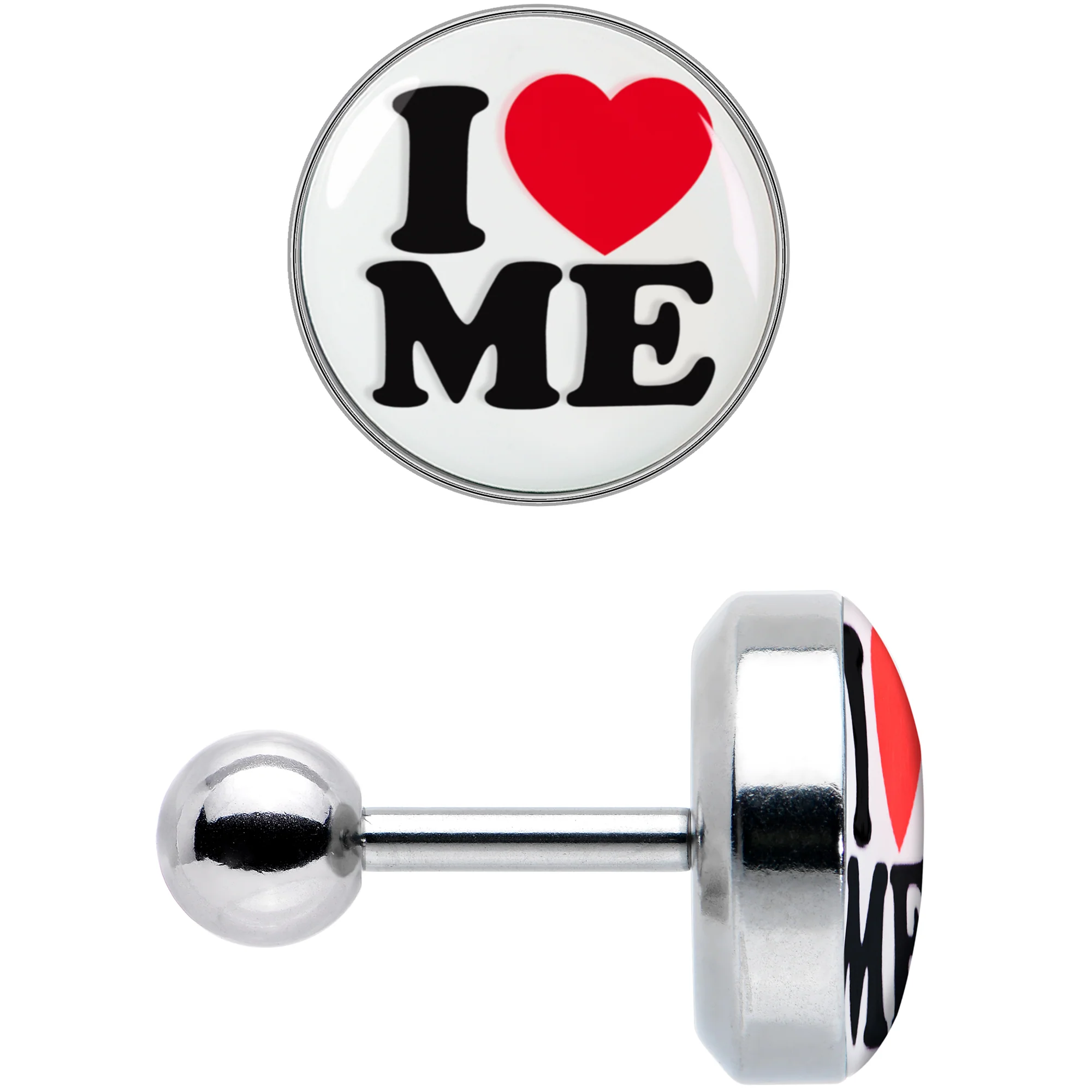 16G 1/4 I Love Me Cartilage Tragus Earring by Onyx O - Image 2