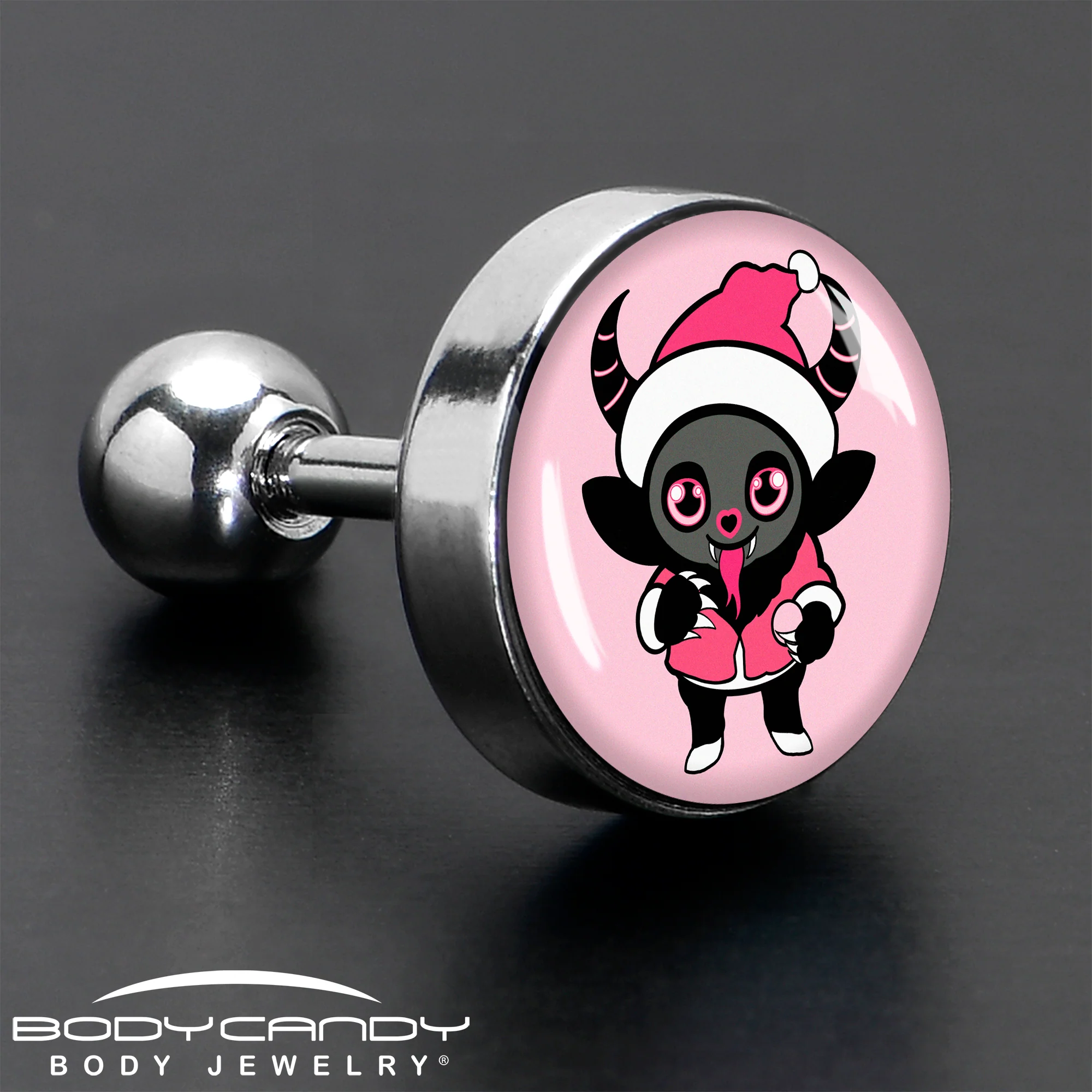 16G 1/4 Krampus Cutie Tragus Cartilage Earring by Onyx O - Image 7