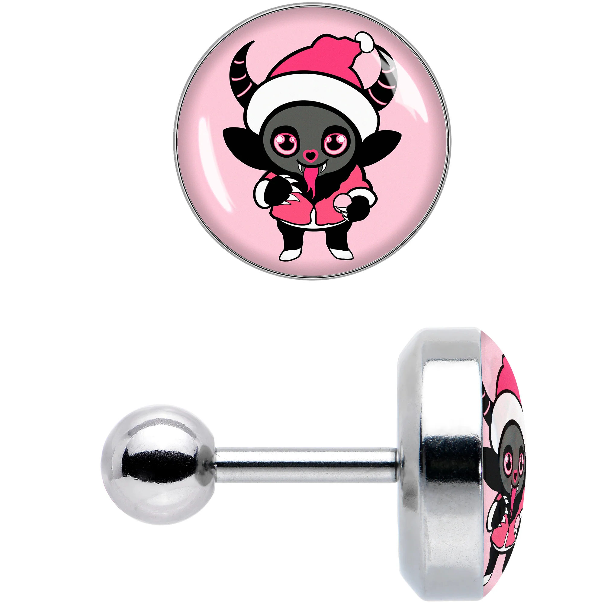 16G 1/4 Krampus Cutie Tragus Cartilage Earring by Onyx O - Image 8