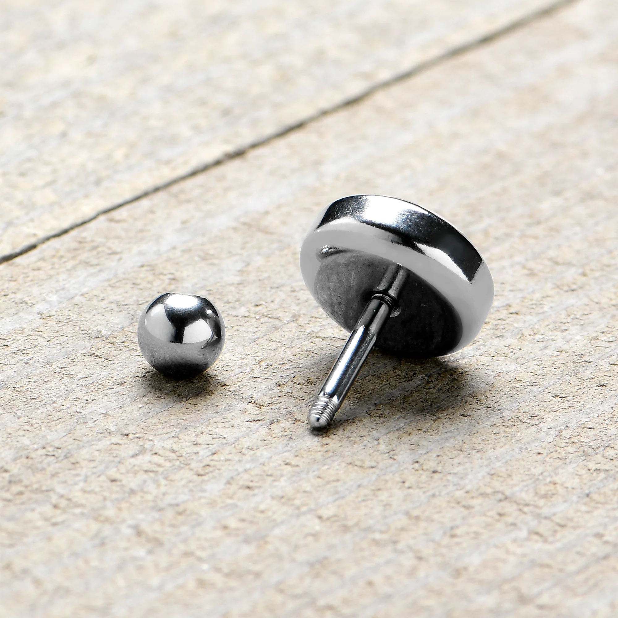 16G 1/4 Love Yin Yang Heart Cartilage Tragus Earring by Onyx O - Image 8
