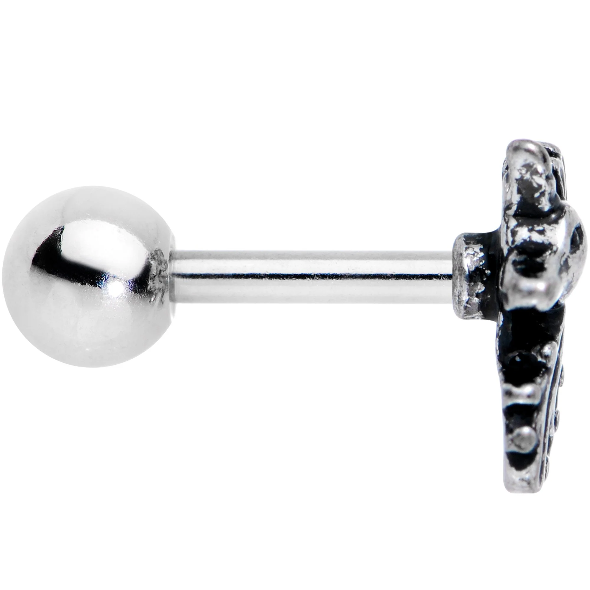16G 1/4 Majestic Unicorn Cartilage Tragus Earring - Image 3
