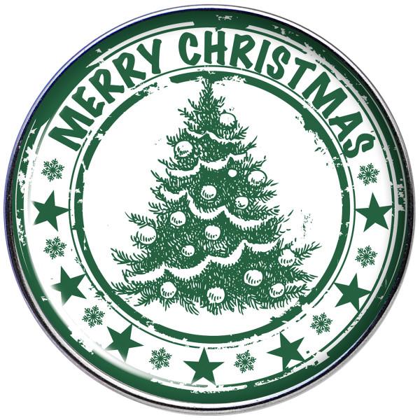16G 1/4 Merry Christmas Tree Tragus Cartilage Earring - Image 2