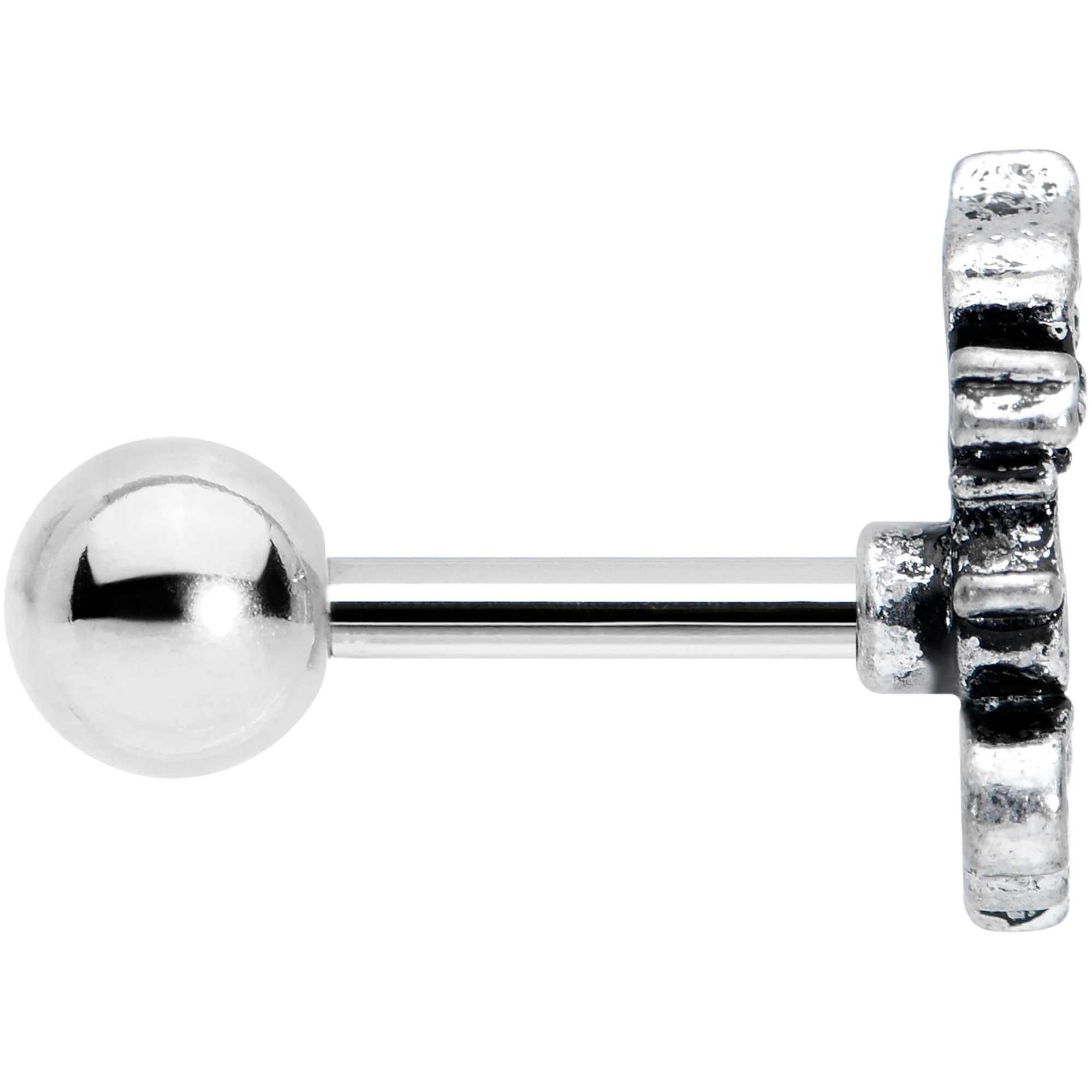 16G 1/4 Regal Medieval Dragon Cartilage Tragus Earring - Image 3