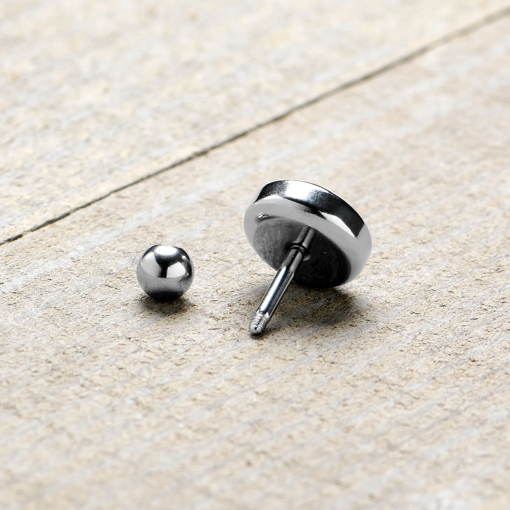 16G 1/4 Retro Pixel Skull Cartilage Tragus Earring by Onyx O - Image 6