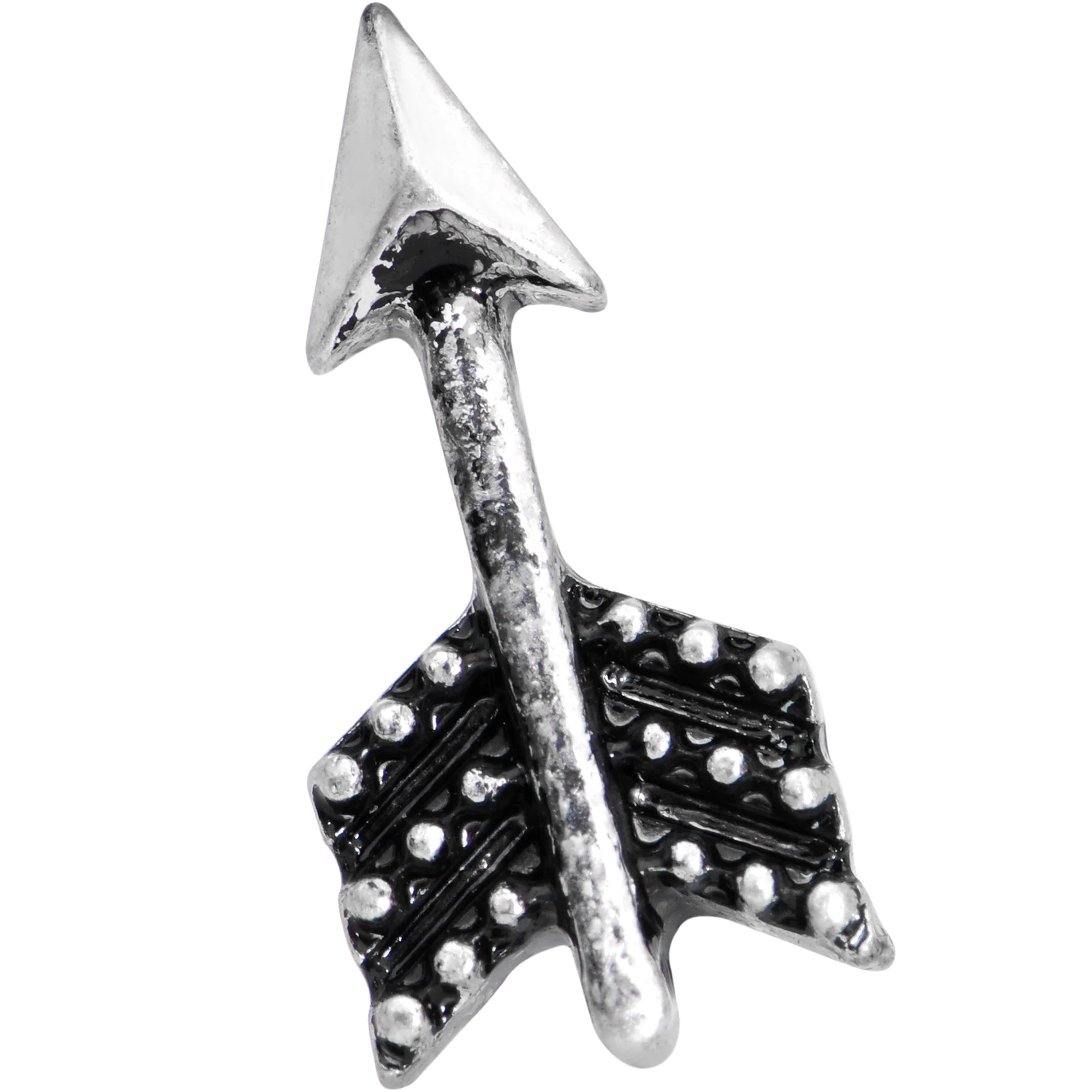 16G 1/4 Straight Arrow Cartilage Tragus Earring - Image 2