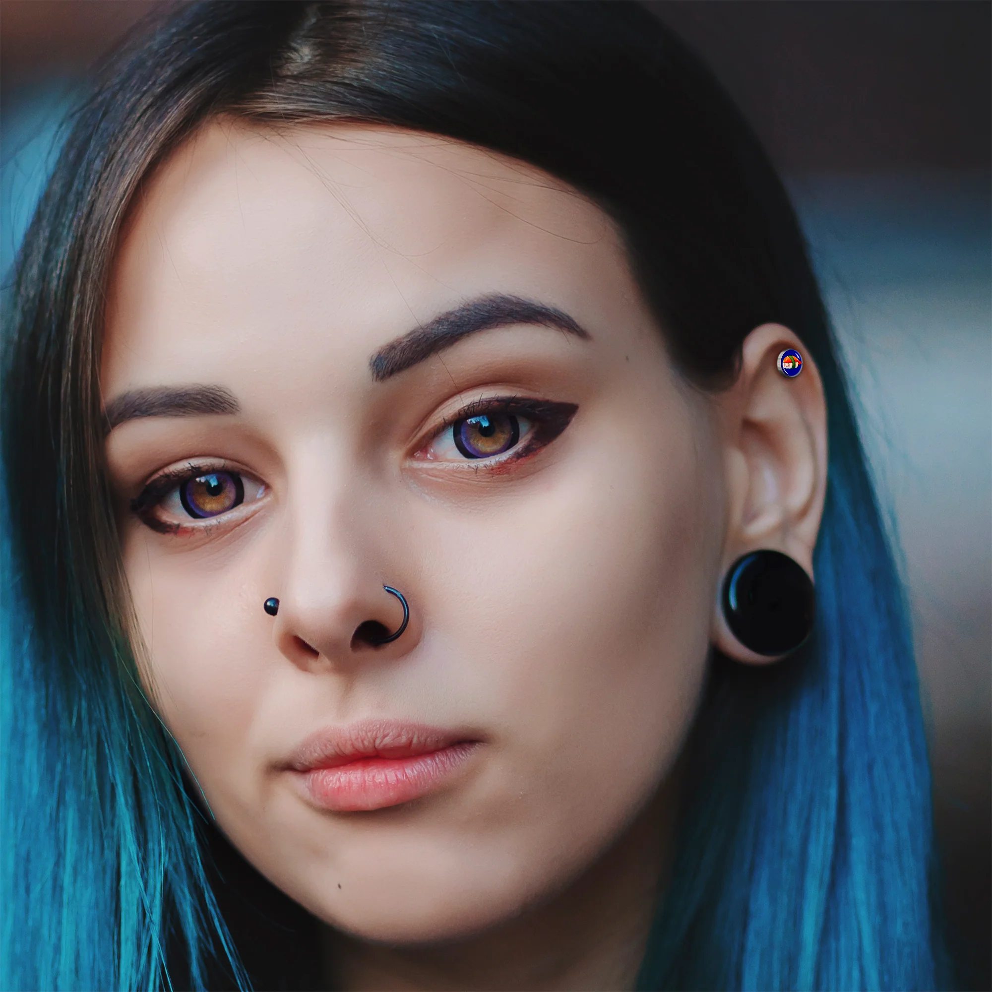 16G 1/4 Sushi Cartilage Tragus Earring by Onyx O - Image 3