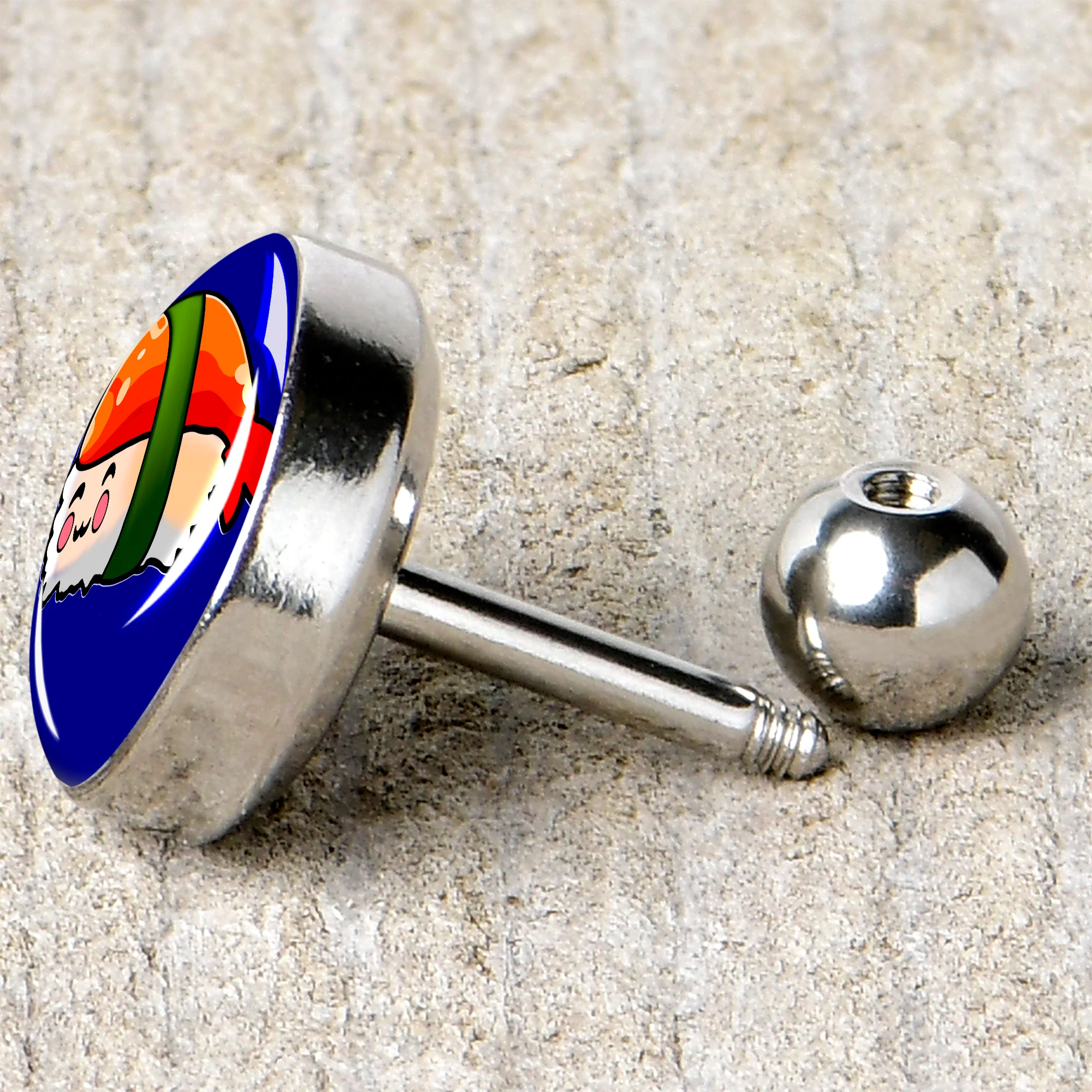 16G 1/4 Sushi Cartilage Tragus Earring by Onyx O - Image 5