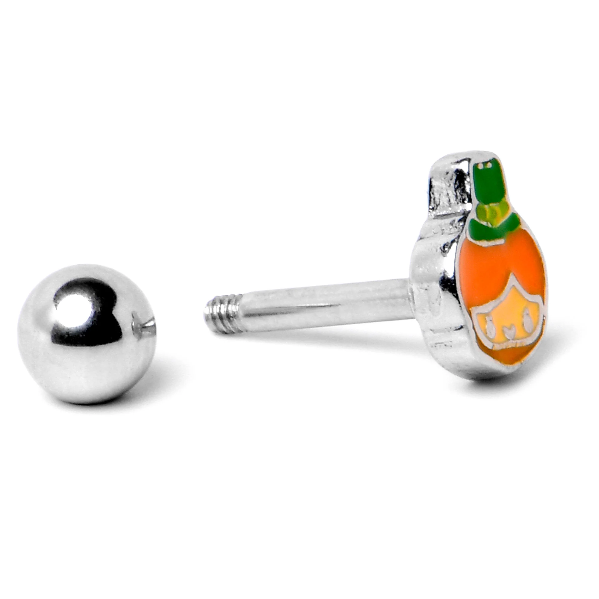 16G 1/4 Sweet Happy Leprechaun St Patricks Cartilage Tragus Earring - Image 6