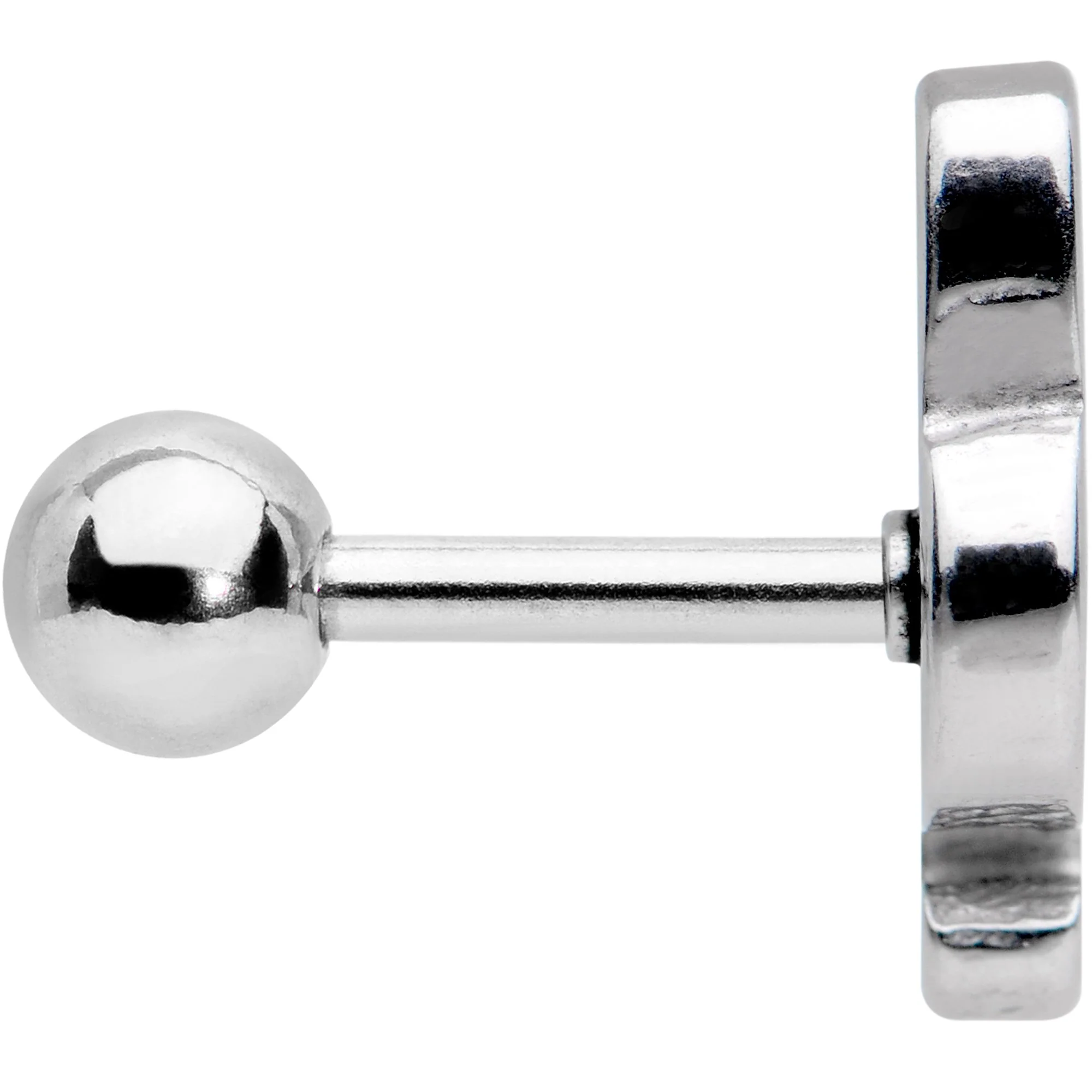 16G 1/4 Treble Clef Music Note Tragus Cartilage Earring - Image 3