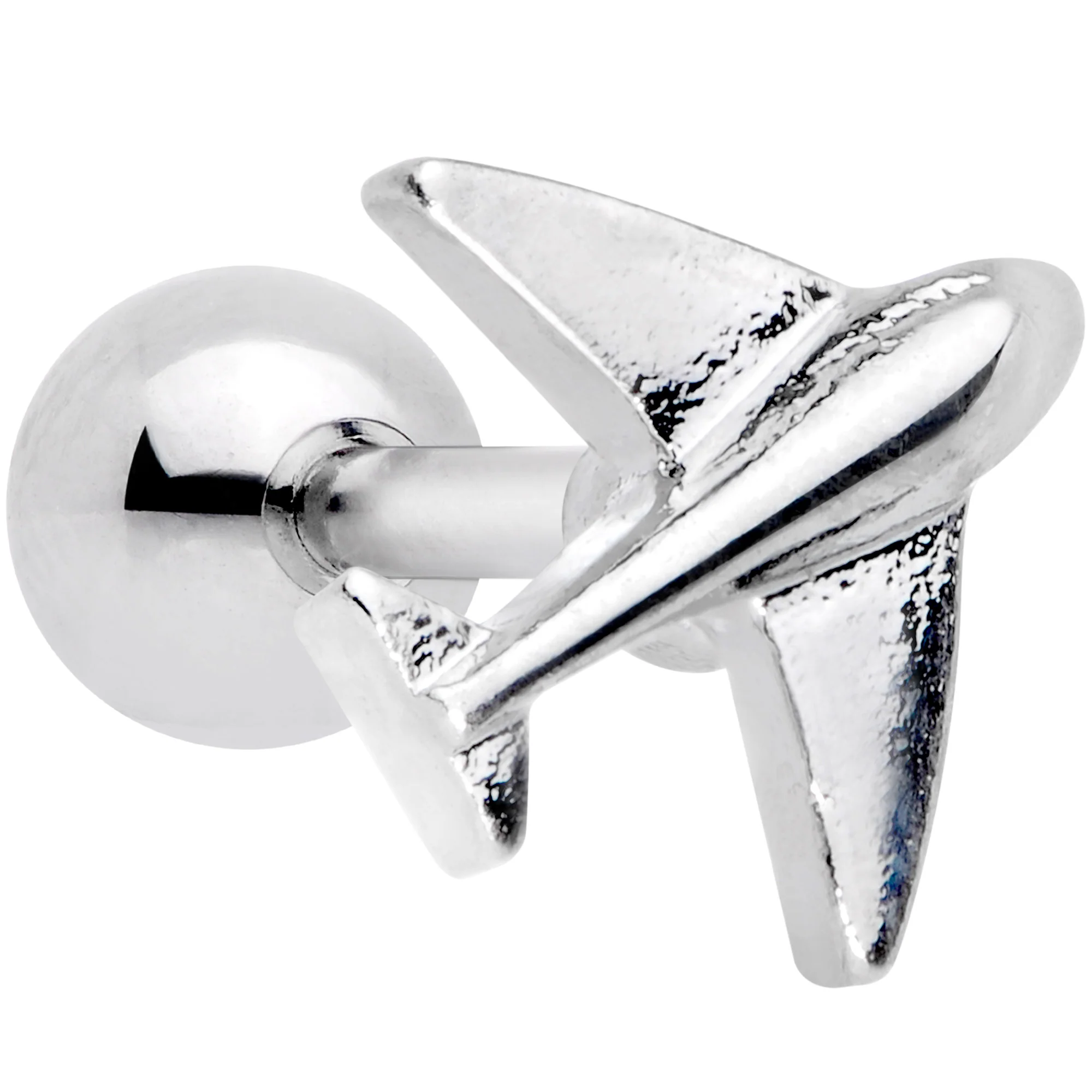 16G 1/4 Vacation Airplane Cartilage Tragus Earring