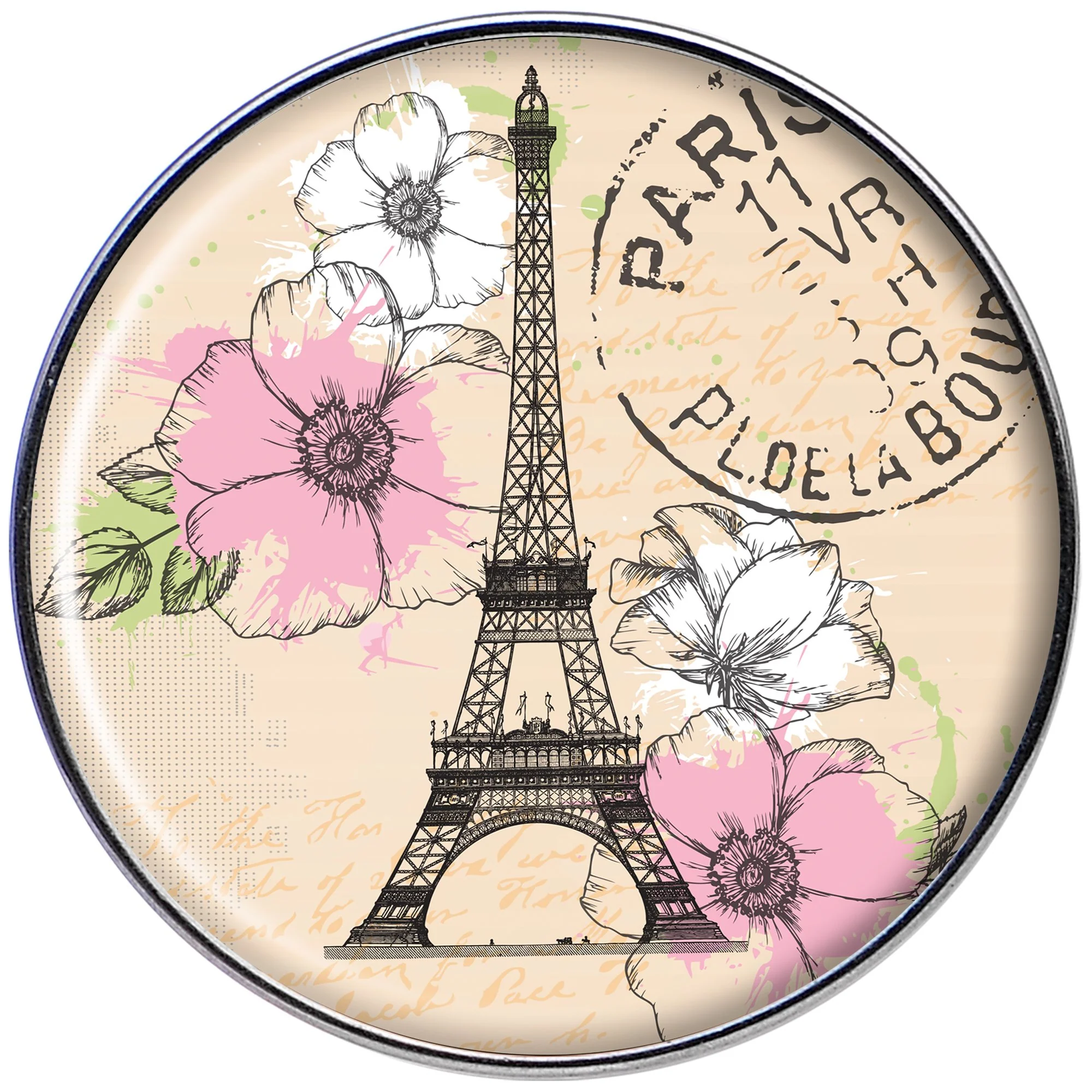 16G 1/4 With Love from Paris Tragus Cartilage Earring - Image 2