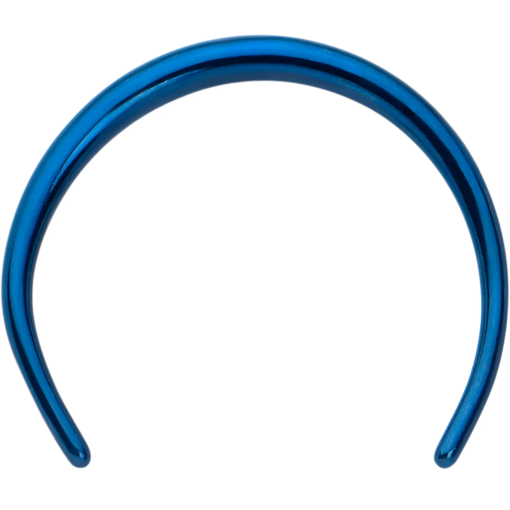 16G 3/8 Blue Pincher Crescent Taper - Image 2