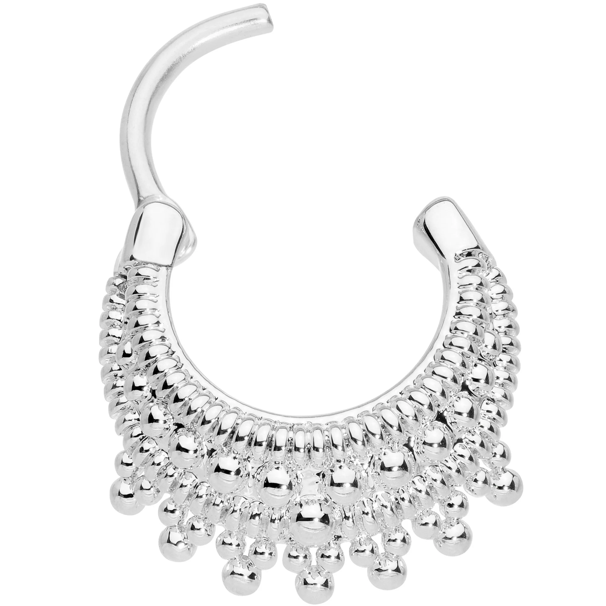 16G 3/8 Debutante Fashion Hinged Septum Ring - Image 2