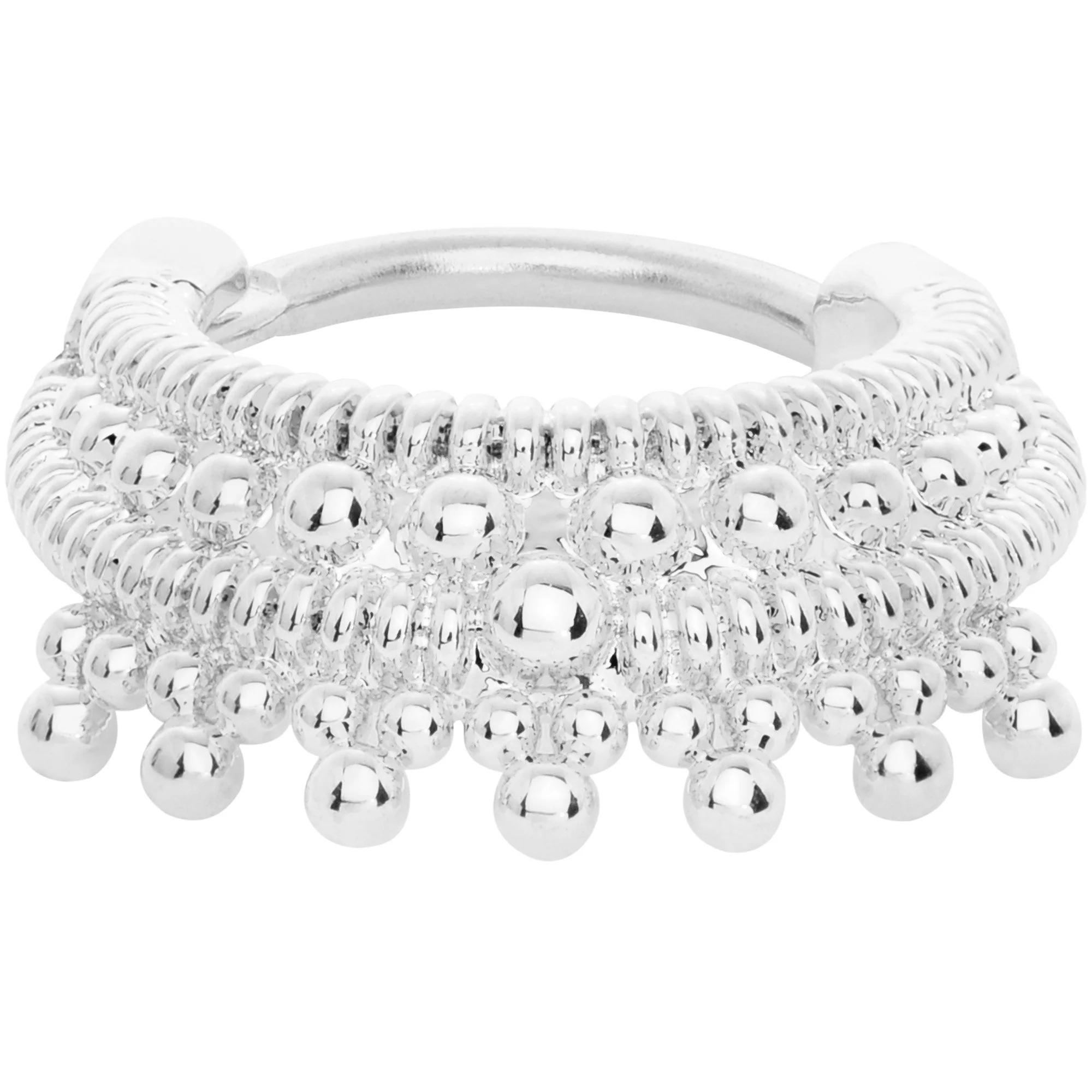 16G 3/8 Debutante Fashion Hinged Septum Ring - Image 3