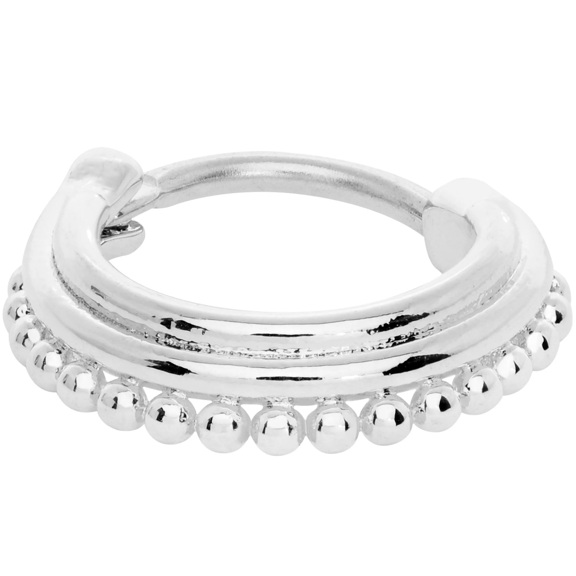 16G 3/8 Delicate Details Hinged Septum Ring - Image 3