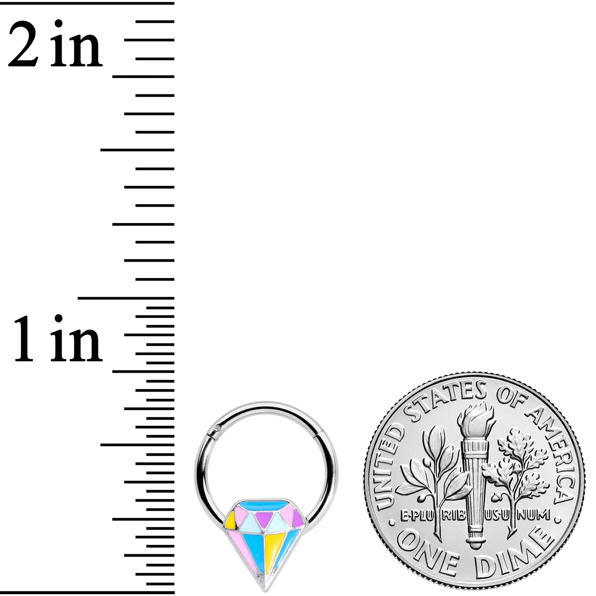 16G 3/8 Geologist Prize Hinged Segment Ring - Image 3
