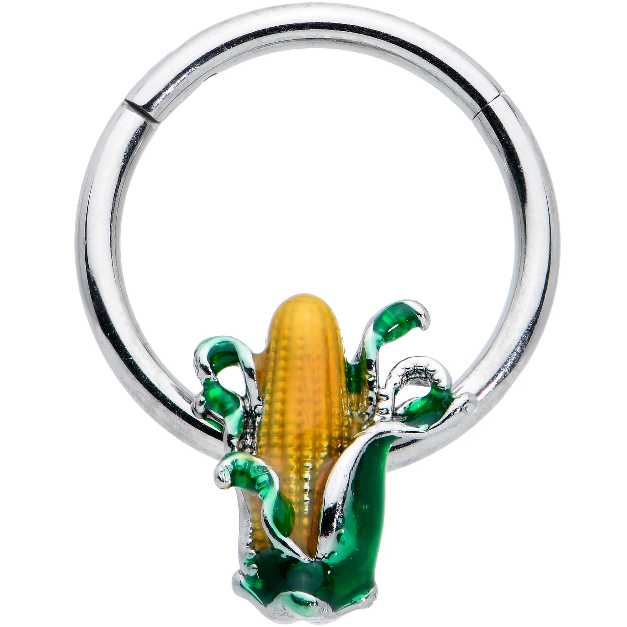 16G 3/8 Summer Corn On The Cob Hinged Segment Ring