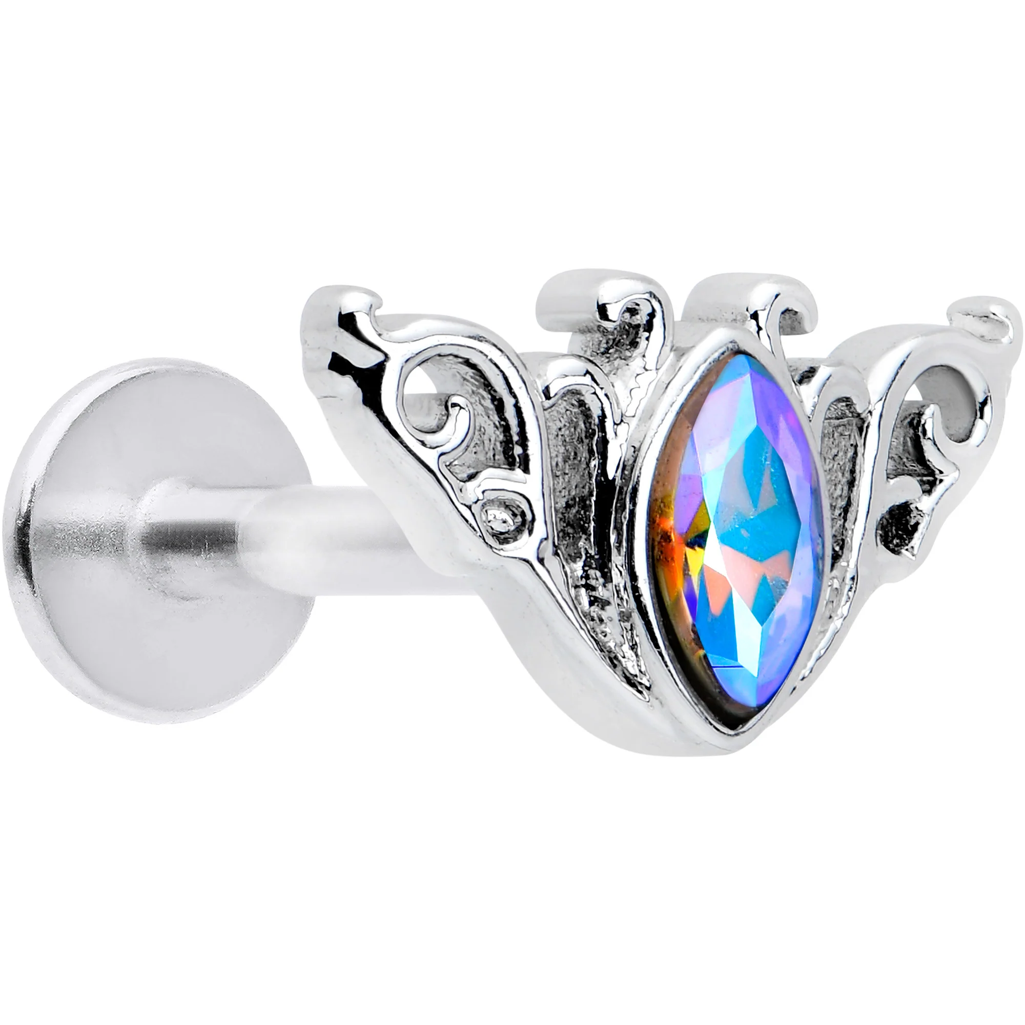 16G 5/16 Aurora Gem Deco Waves Labret Monroe Tragus