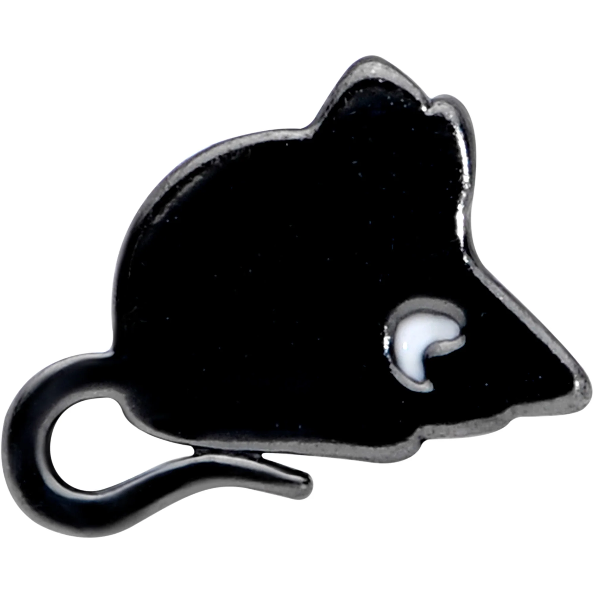 16G 5/16 Black Mouse Labret Monroe Tragus - Image 2